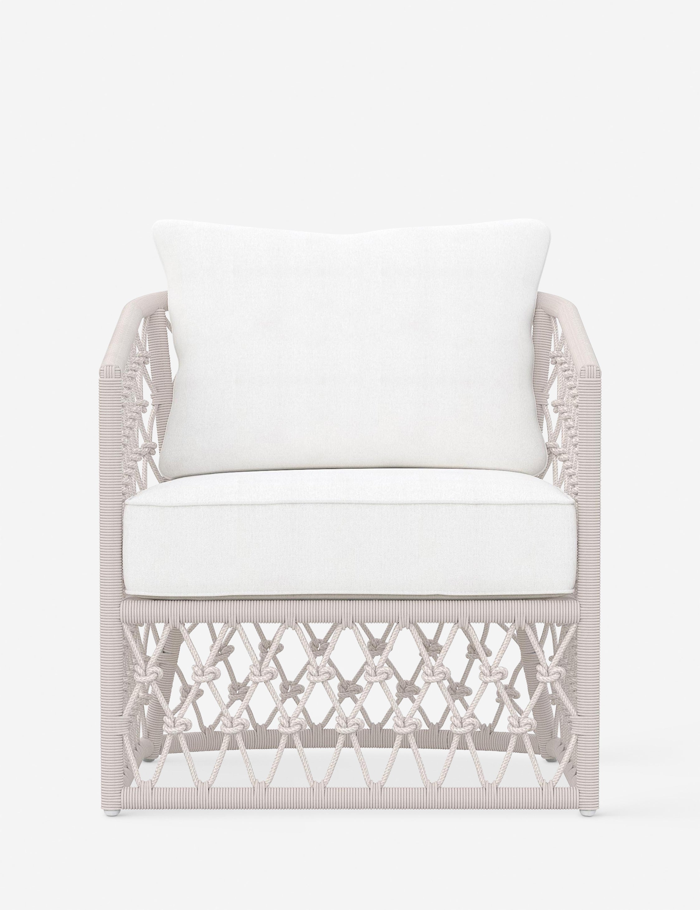 Gibbs Indoor Outdoor Accent Chair - Modern Patio, Living Room & Bedroom Seating - Water-Resistant & Comfortable for Home, Garden, and Office Use