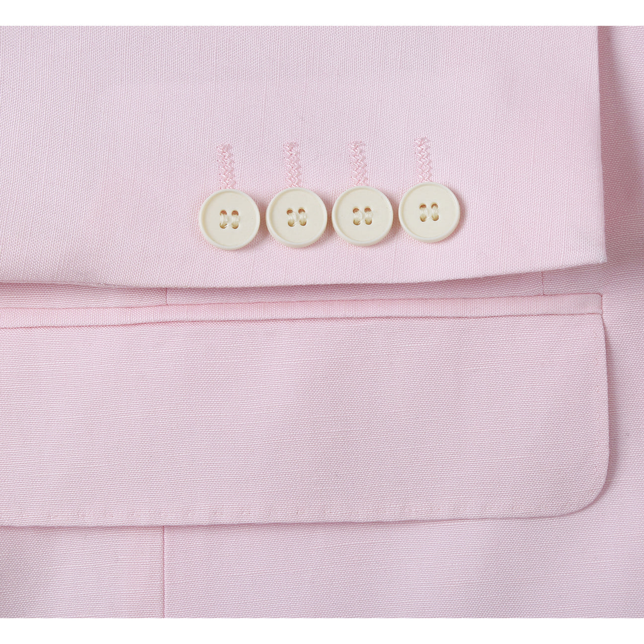 Renoir Alessandro Vitello 2-Piece Slim Fit Suit in Pink (Style 611-4) | Premium Business Attire for Weddings, Office & Formal Events