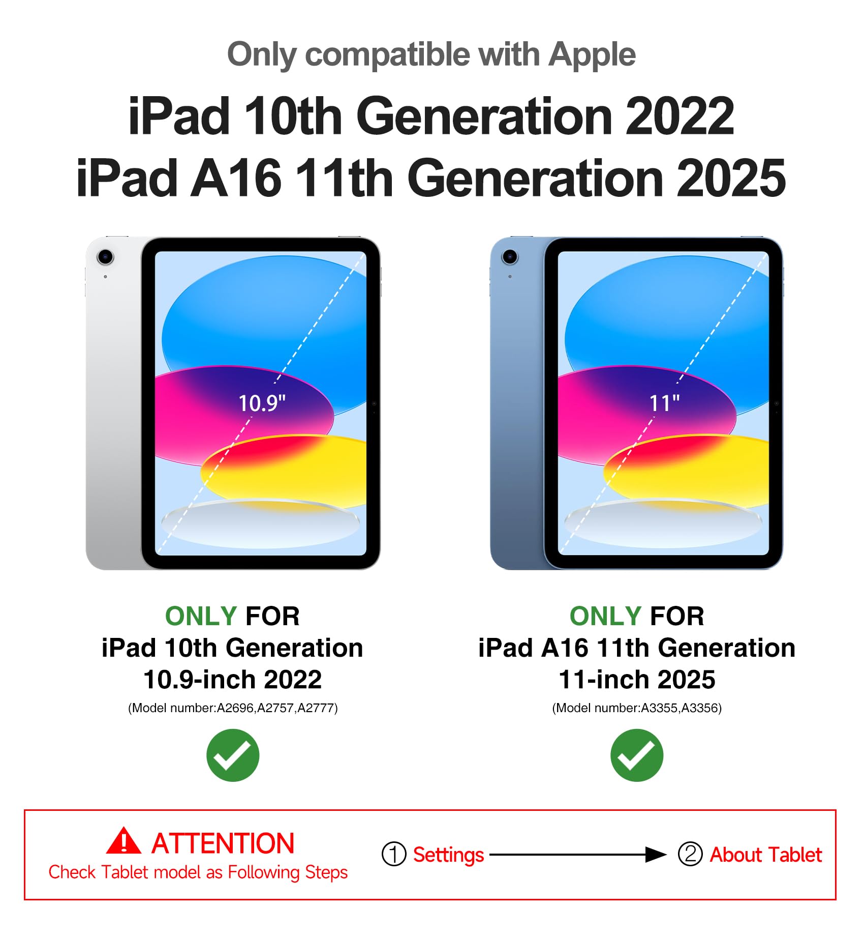 Durable Shockproof iPad 10th Generation Case (2022) for 10.9 Inch iPad - Heavy Duty Full Body Protection with Built-in Screen Protector, Pencil Holder & Adjustable Kickstand | Perfect for Work, School & Travel - Blue