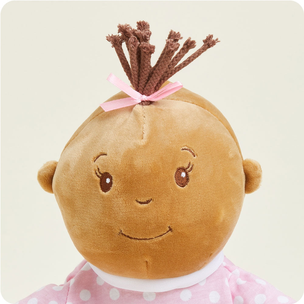 Cozy Baby Girl Warmies Plush Stuffed Animal - Soft & Snuggly for Toddlers & Infants - Perfect for Cuddling, Naptime & Comfort