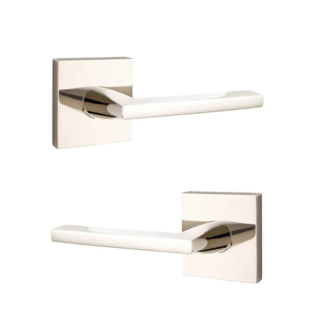Helios Lever Square Concealed Privacy Door Leverset - 6