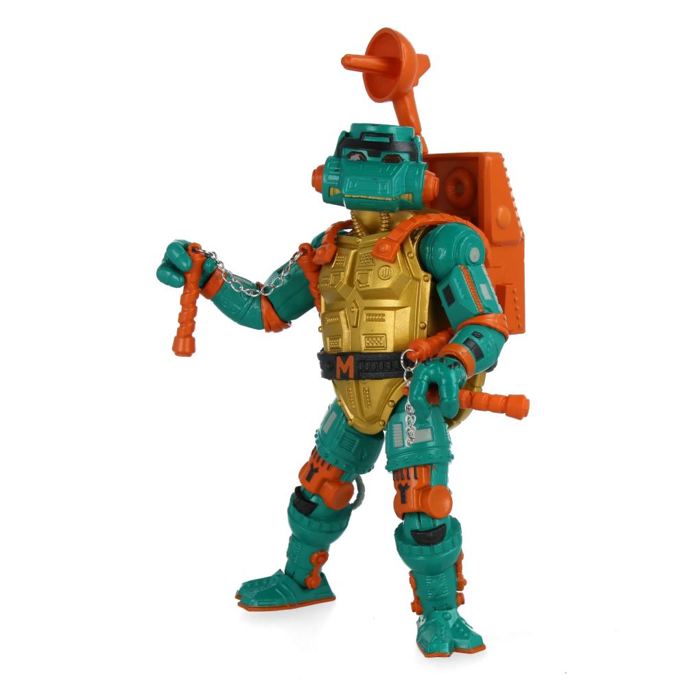 Metalhead Michelangelo TMNT Action Figure - Teenage Mutant Ninja Turtles ULTIMATES! Wave 7 Collectible Toy for Fans & Display