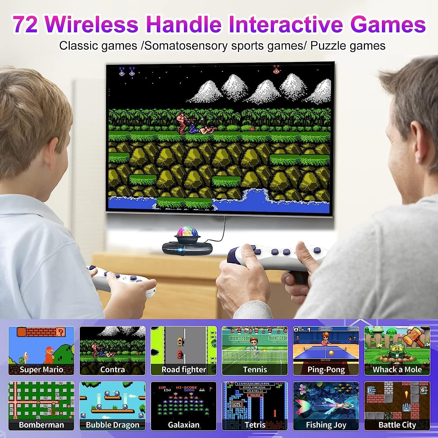 Wireless Dance Pad for Adults & Kids - Double Player TV Dance Mat with Smart Camera, Plug & Play Electronic Dance Game for Family Fun - Perfect for Fitness, Parties, Christmas & Birthday Gifts