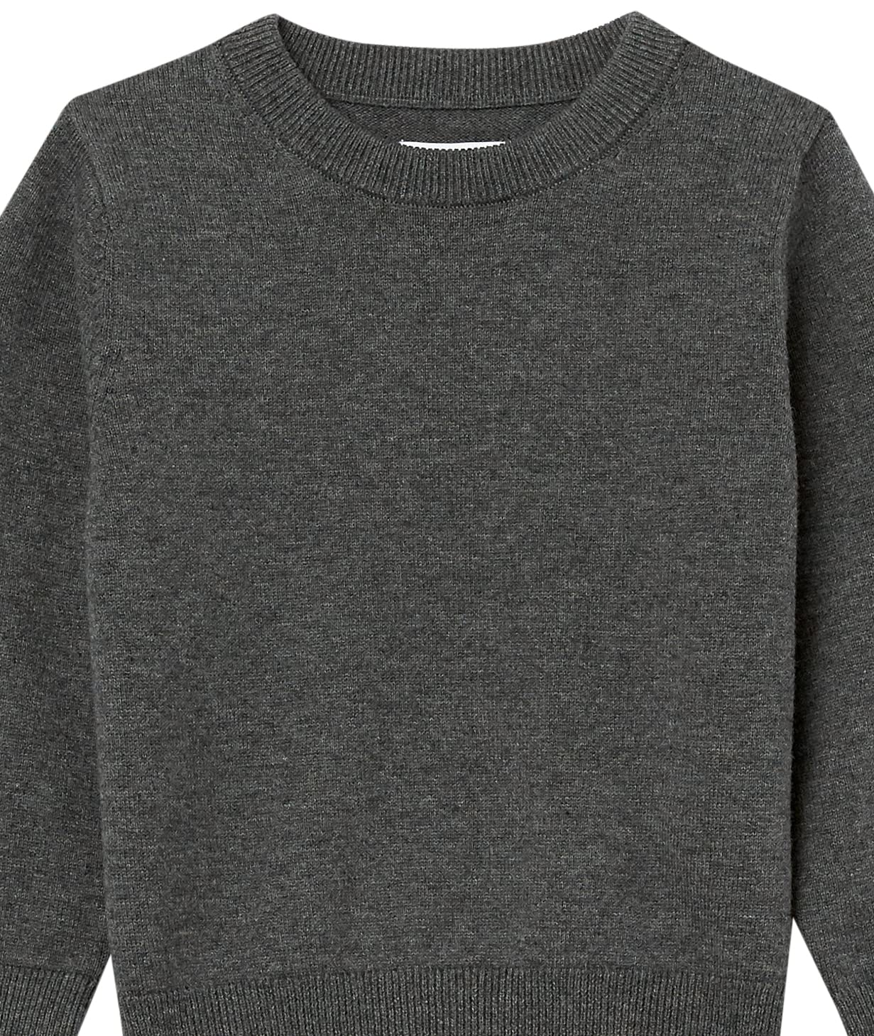 Amazon Essentials Boys & Toddlers Cotton Crewneck Sweater - Soft Uniform Pullover for School, Playdates & Family Photos | Comfortable Kids Casual Wear