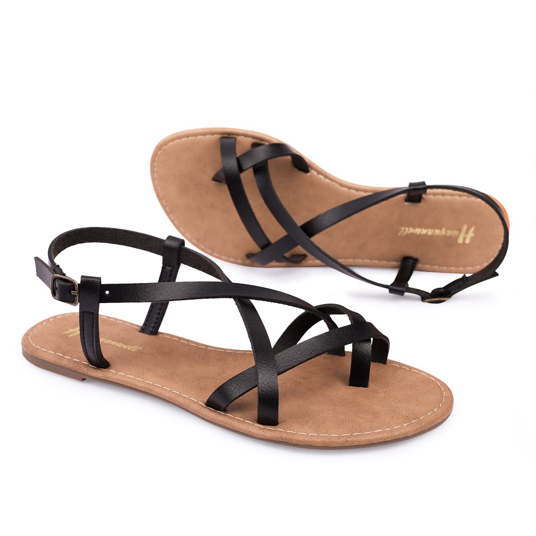 Women's Gladiator Flat Sandals - Fisherman Strappy Sandals with Ankle Strap | Comfortable Summer Beach Walking Shoes for Women, Perfect for Vacation, Outdoors & Casual Wear
