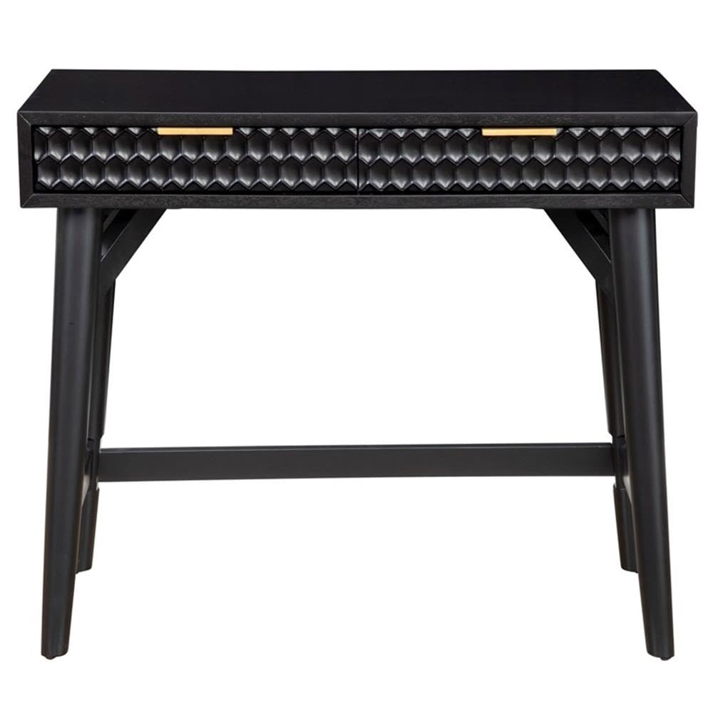 Black Pearl Mini Desk - Compact Home Office & Study Table