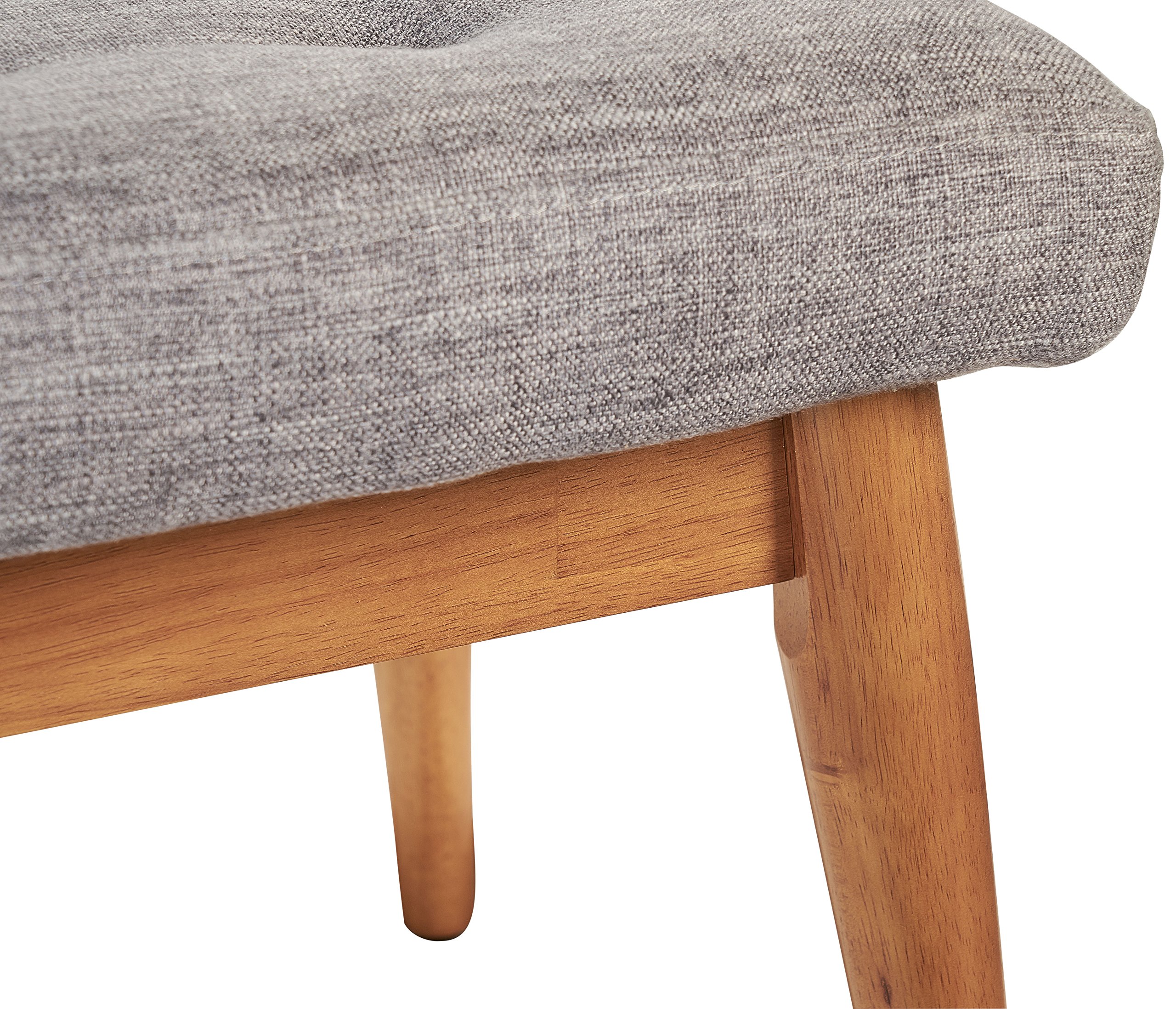 Crosley Furniture Landon Solid Wood Dining Bench - Entryway, Mudroom, Kitchen, or Dining Room Seating - Acorn Finish - Rustic Farmhouse Style for Home Decor