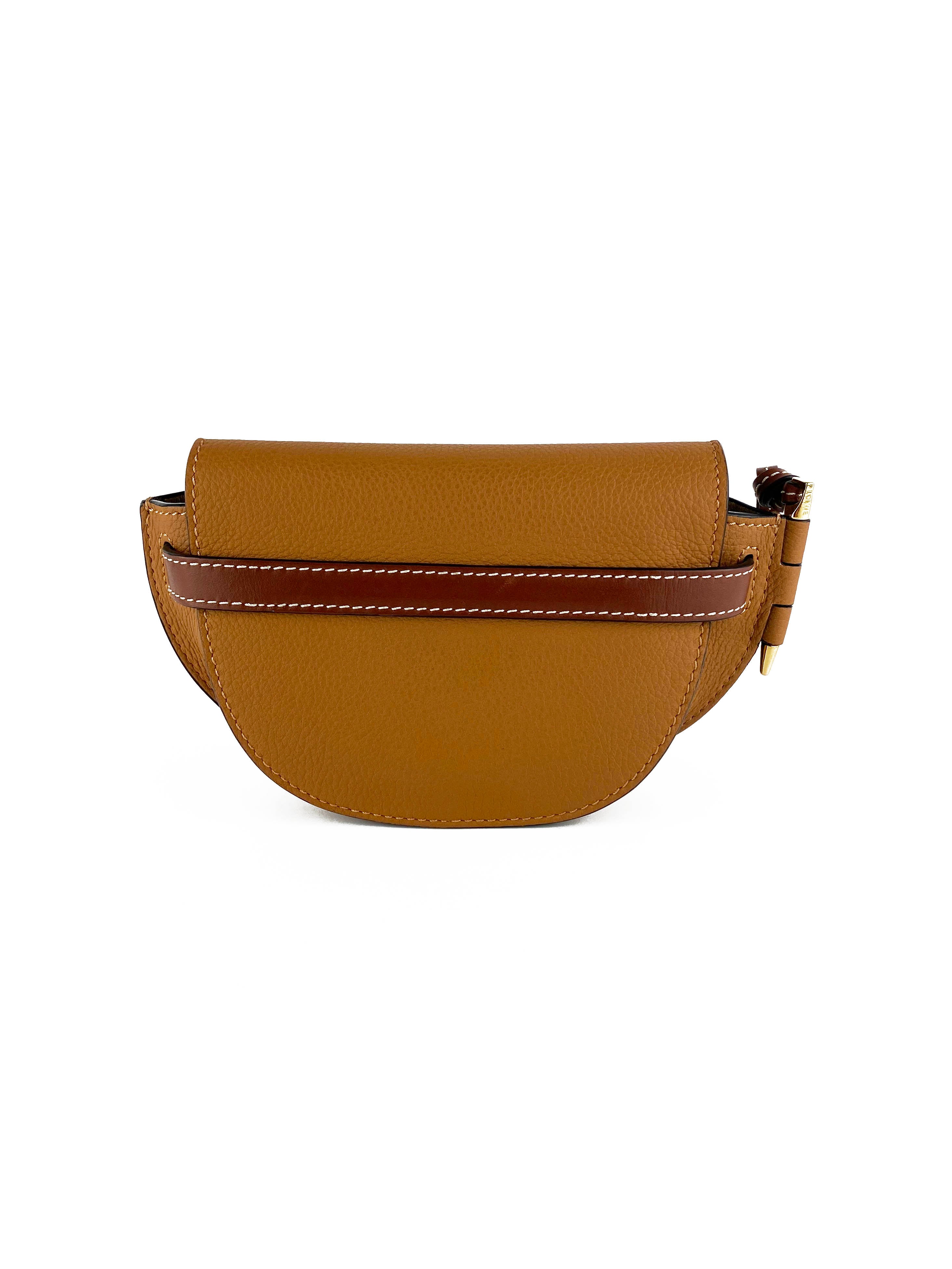 Loewe Tan Mini Gate Bag - Stylish Leather Crossbody Purse for Women | Perfect for Everyday Use, Travel & Date Nights