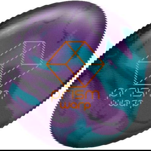 Brunswick Prism Warp Bowling Ball - High Performance Reactive Resin for Hook Potential | Perfect for League Play & Tournament Bowlers