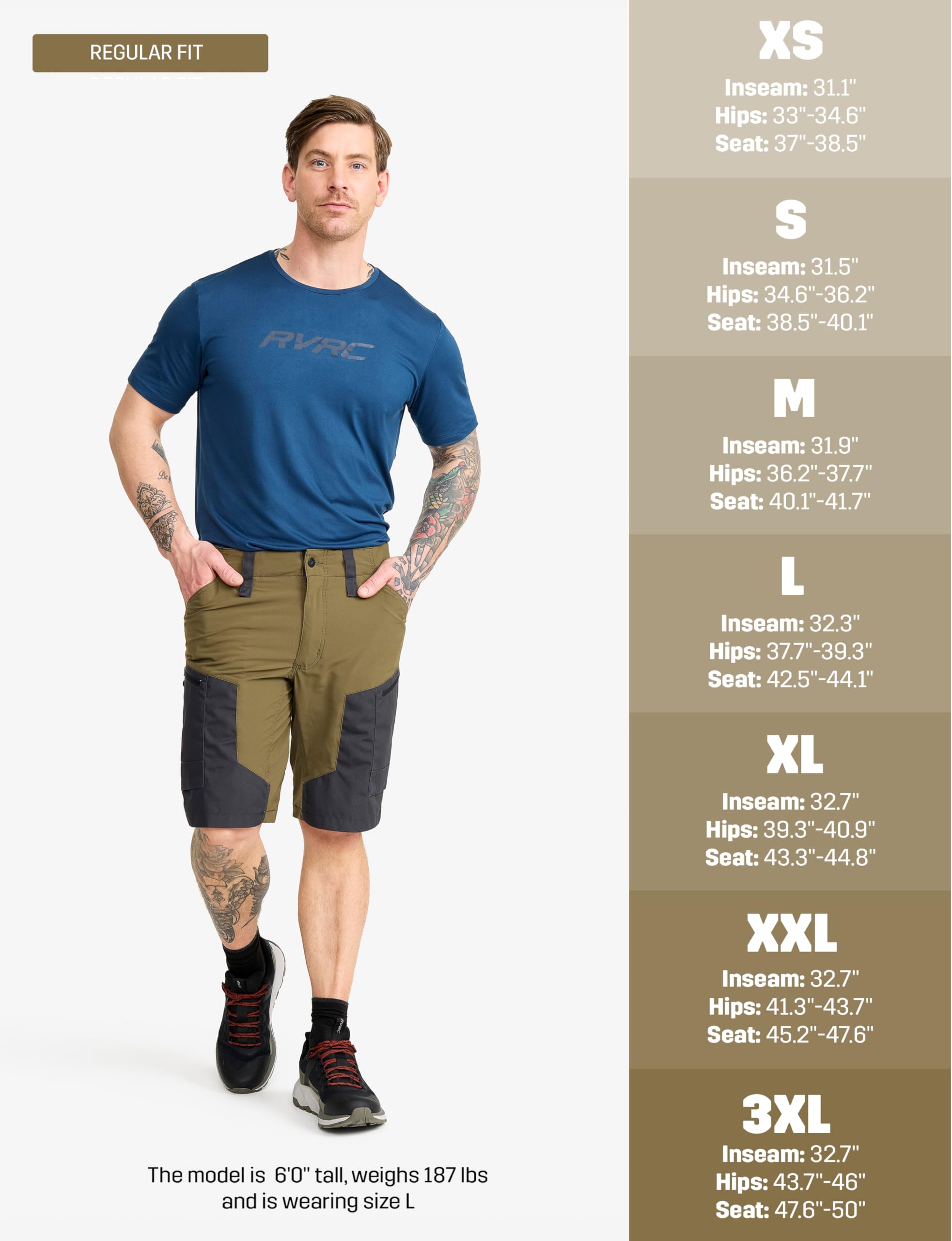 RevolutionRace Men's RVRC GP Hiking Shorts - Durable, Water Repellent Outdoor Shorts for Hiking, Camping & Adventure Travel | Perfect for Trail Running, Backpacking & Summer Exploration