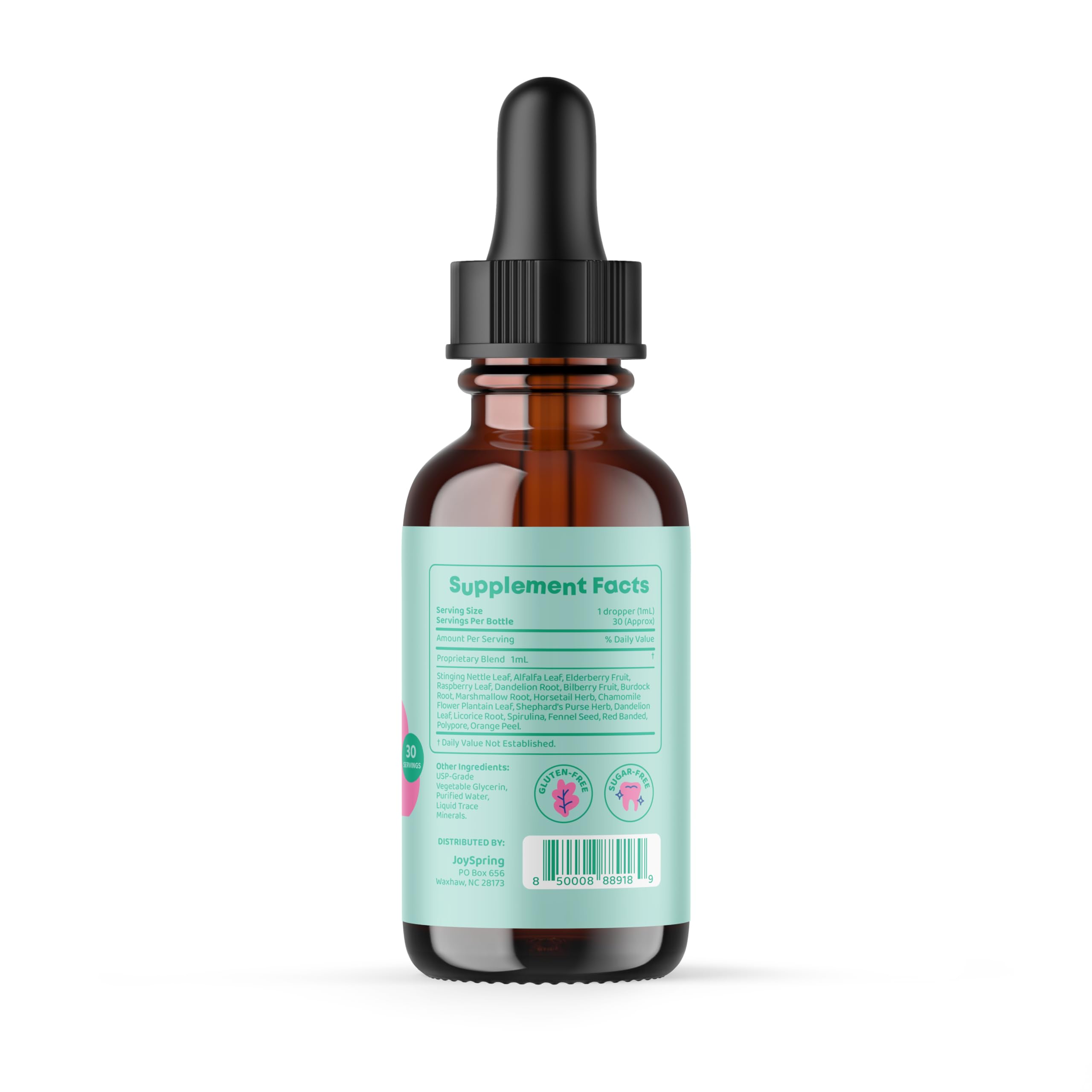JoySpring Vitamin D Drops for Toddlers & Kids - Immune Booster with Burdock Root & Elderberry - Supports Bone Growth & Immune Health - Daily Multivitamin with Vitamin B Complex - Perfect for Daily Supplement & Immune Support at Home or School