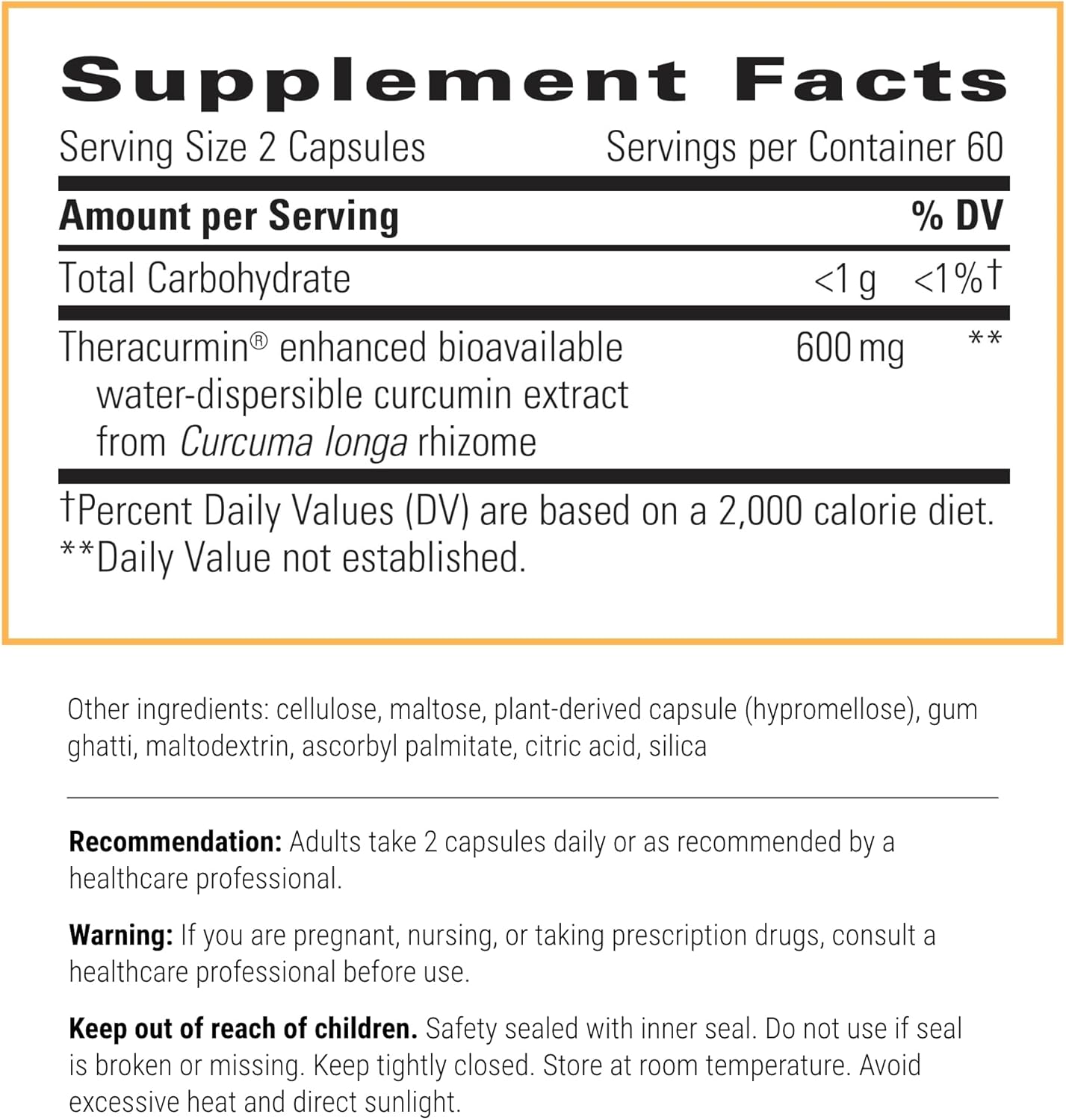Integrative Therapeutics Theracurmin® HP - High Potency Curcumin Supplement for Joint & Muscle Support - Perfect for Active Lifestyles & Post-Workout Recovery