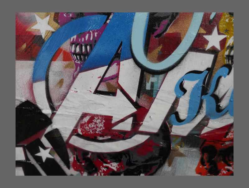 Captain America Urban Pop Art Print - Marvel Superhero Wall Decor for Home, Office & Gamer Room