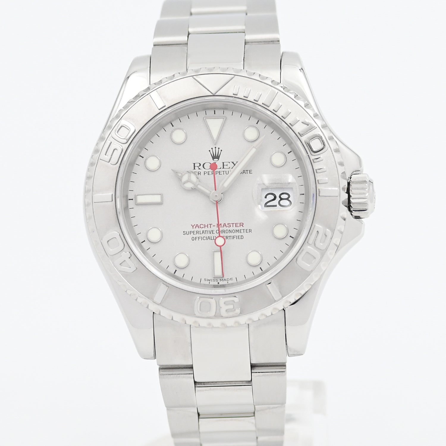 Rolex Yacht-Master 40mm Stainless Steel Men's Watch 2002 Model - Perfect for Sailing, Luxury Events & Everyday Wear