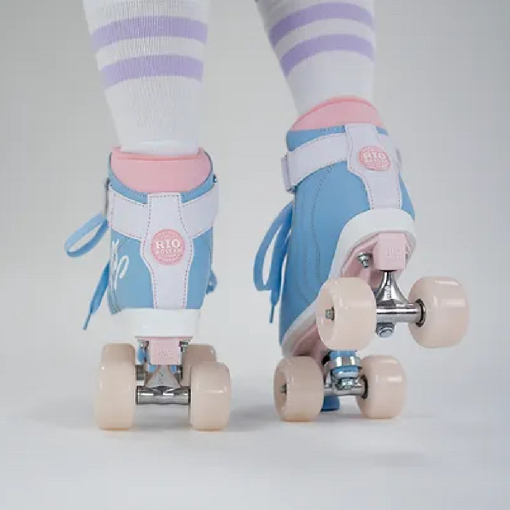 Rio Milkshake Roller Skates - Women's Retro Quad Roller Skates for Outdoor & Indoor Skating - Perfect for Rink, Park, and Street Skating
