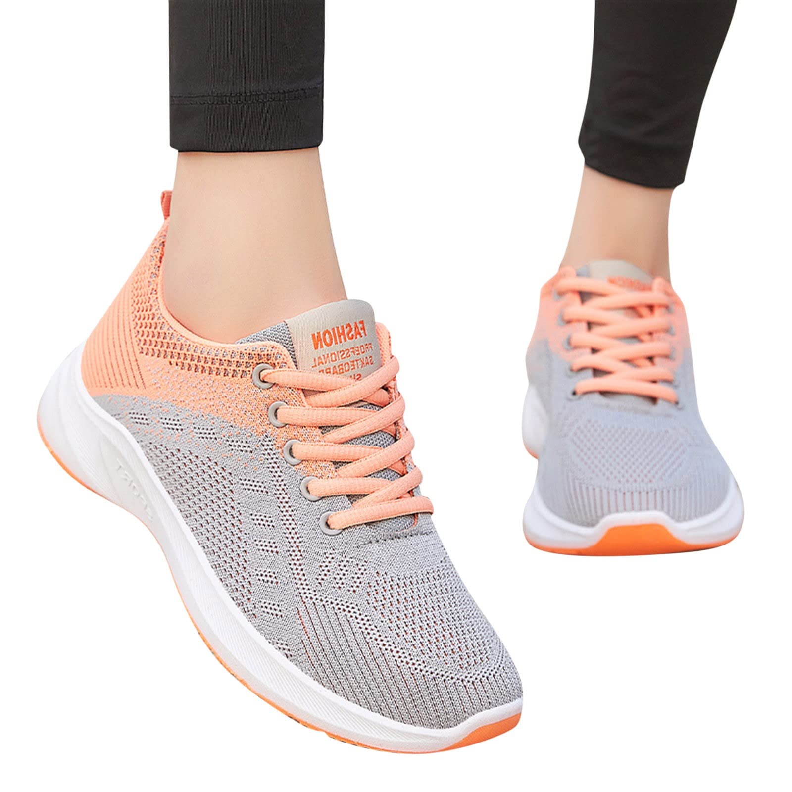 Women's White Retro Trainers - Hiking, Running, Fitness & Walking Shoes - Elegant Sports Sneakers for Trekking, Leisure & Outdoor Activities