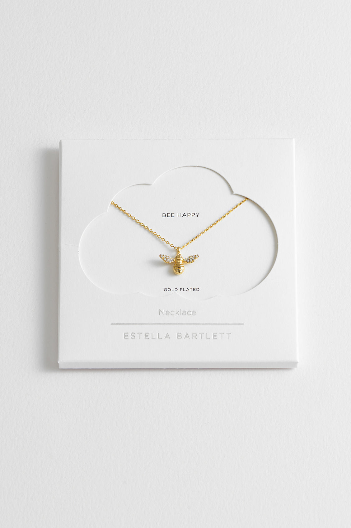 CZ Bee Charm Pendant Necklace - Dainty Gold Bee Jewelry for Women, Cute Animal Necklace Gift for Her - Perfect for Everyday Wear, Birthday & Anniversary Gifts