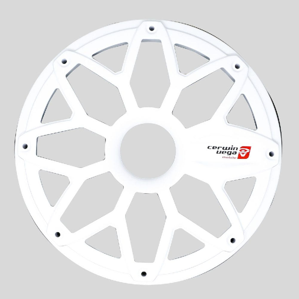 Cerwin Vega SM65FWW 6.5 Inch Flush Mount Speakers with Steel Grill & Powder Coating - White (Pair) - Perfect for Home Theater, Car Audio, and Marine Applications