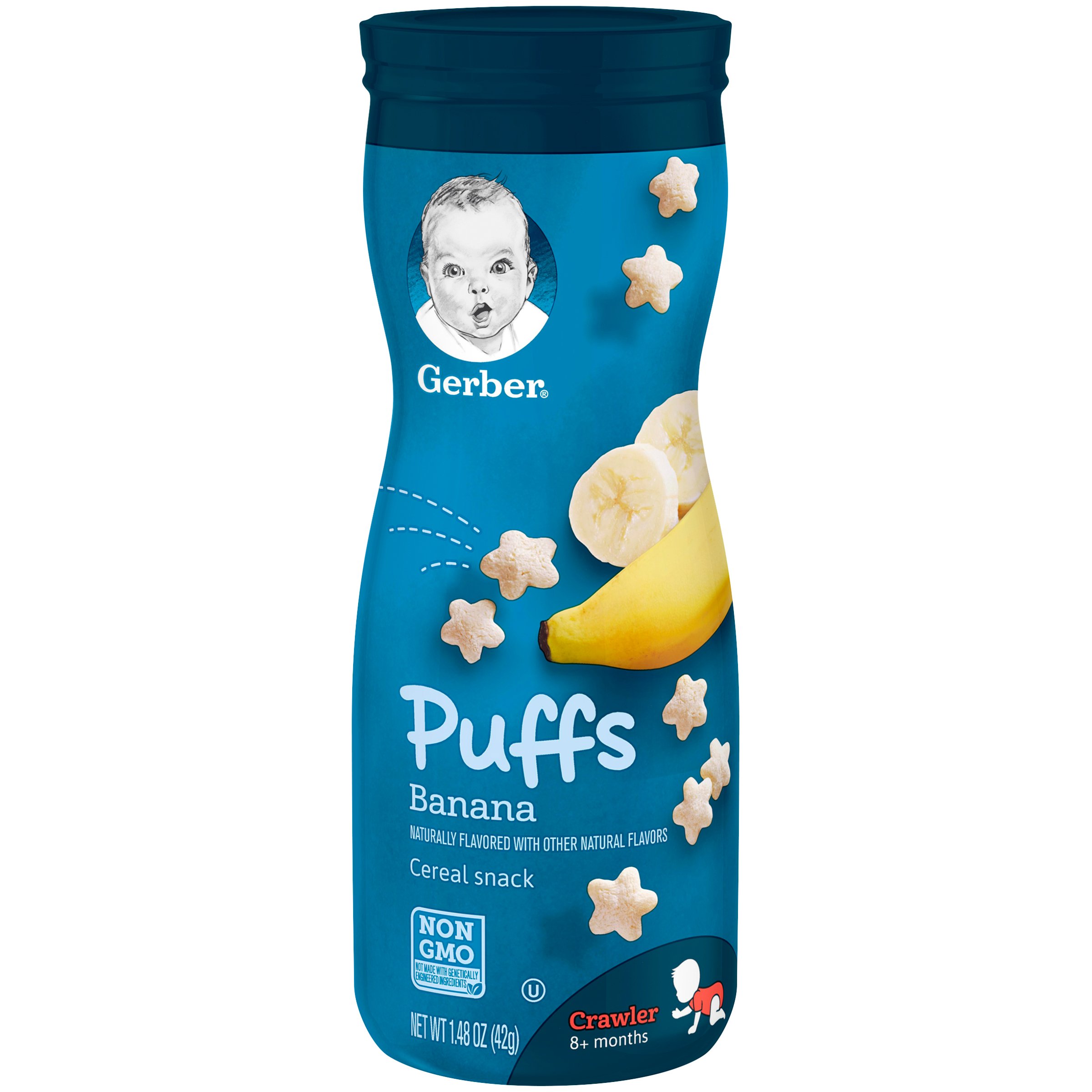 Gerber Baby Food Pouches & Toddler Snacks Variety Pack - 18 Organic Fruit & Veggie Puree Pouches + 8 Snack Puffs | Healthy On-the-Go Baby Food for Travel, Daycare & Outdoor Adventures