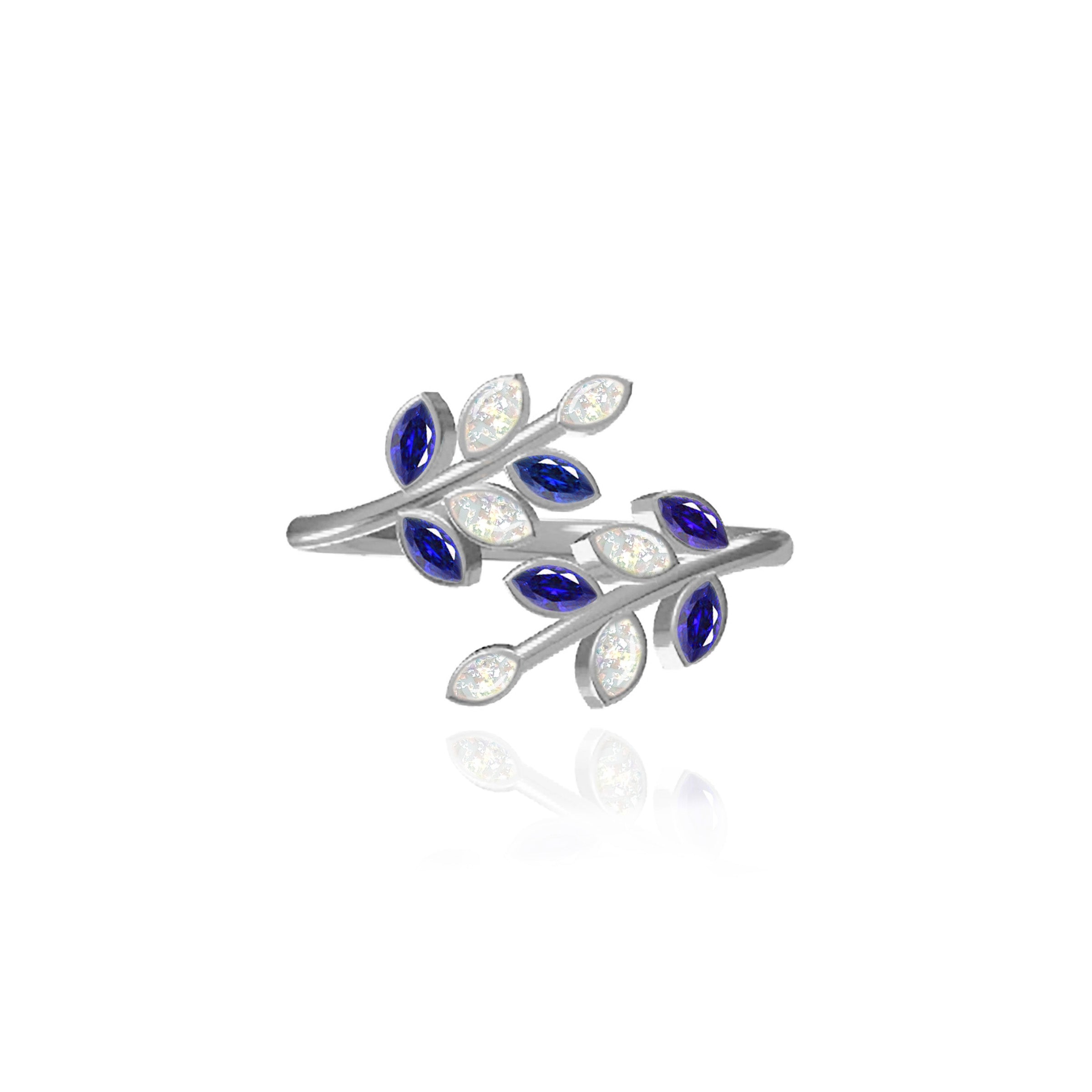 Nature's Embrace: Birthstone Ashes Ring for Memorial Jewelry - Perfect for Keeping Loved Ones Close, Remembrance Gifts & Healing After Loss
