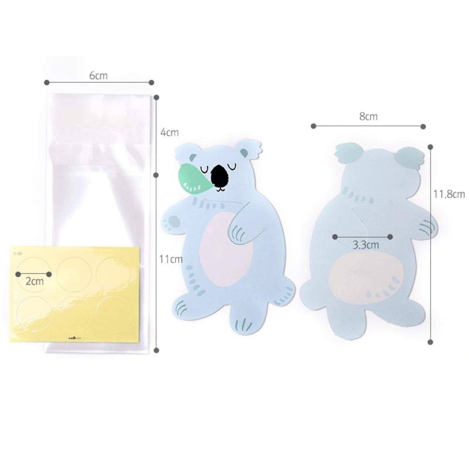 10pcs Cute Rabbit Ear Cookie Bags - Eco-Friendly Gift Bags for Candy, Biscuits, Snacks | Perfect for Baking, Wedding Favors, Baby Showers & Party Decorations | Great for Easter, Birthday Celebrations & Holiday Gifting