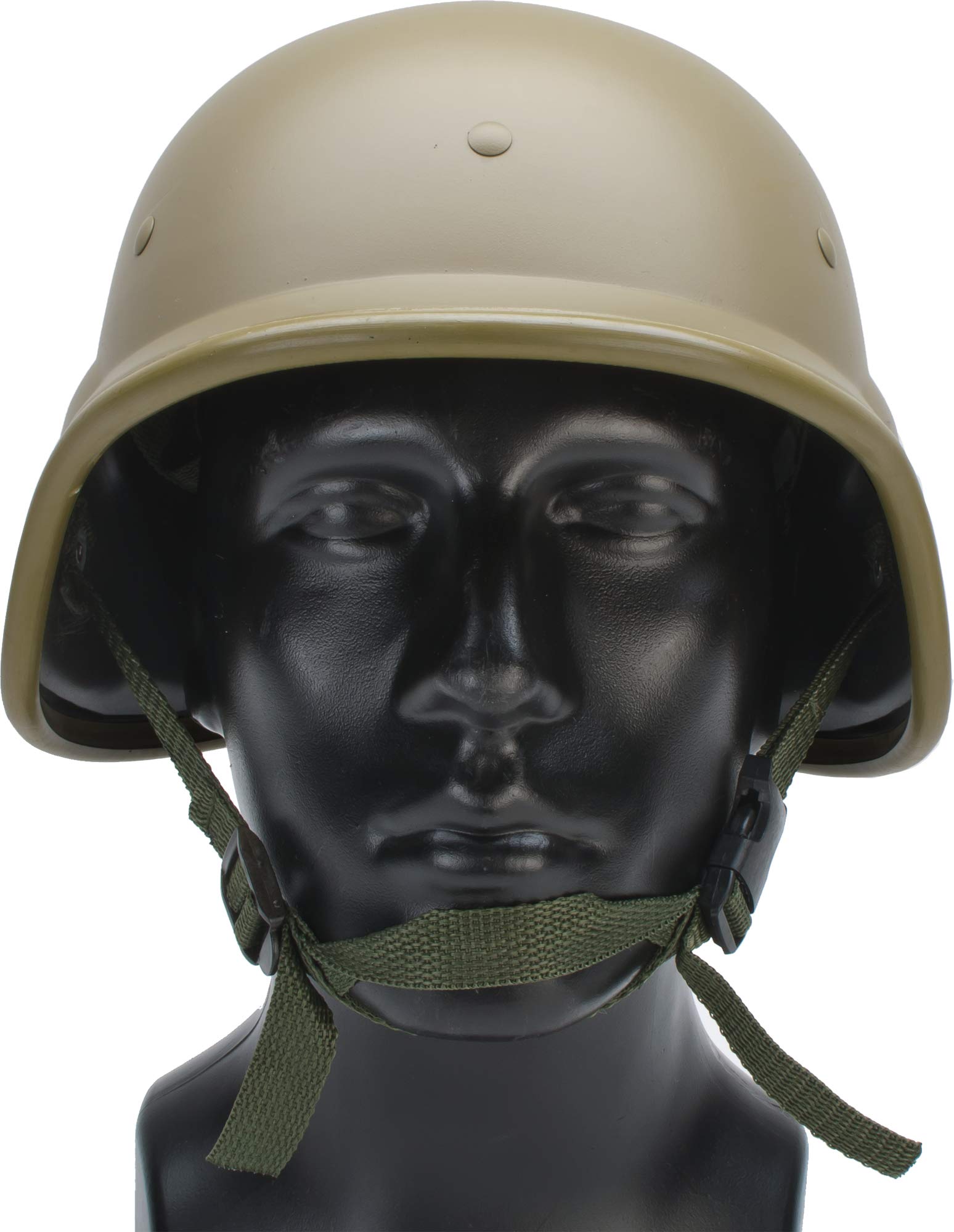 Evike Airsoft - AVNGRS Heavy Duty PASGT Airsoft Helmet (Color: Tan) for Tactical Games, Military Simulation & Airsoft Combat Protection