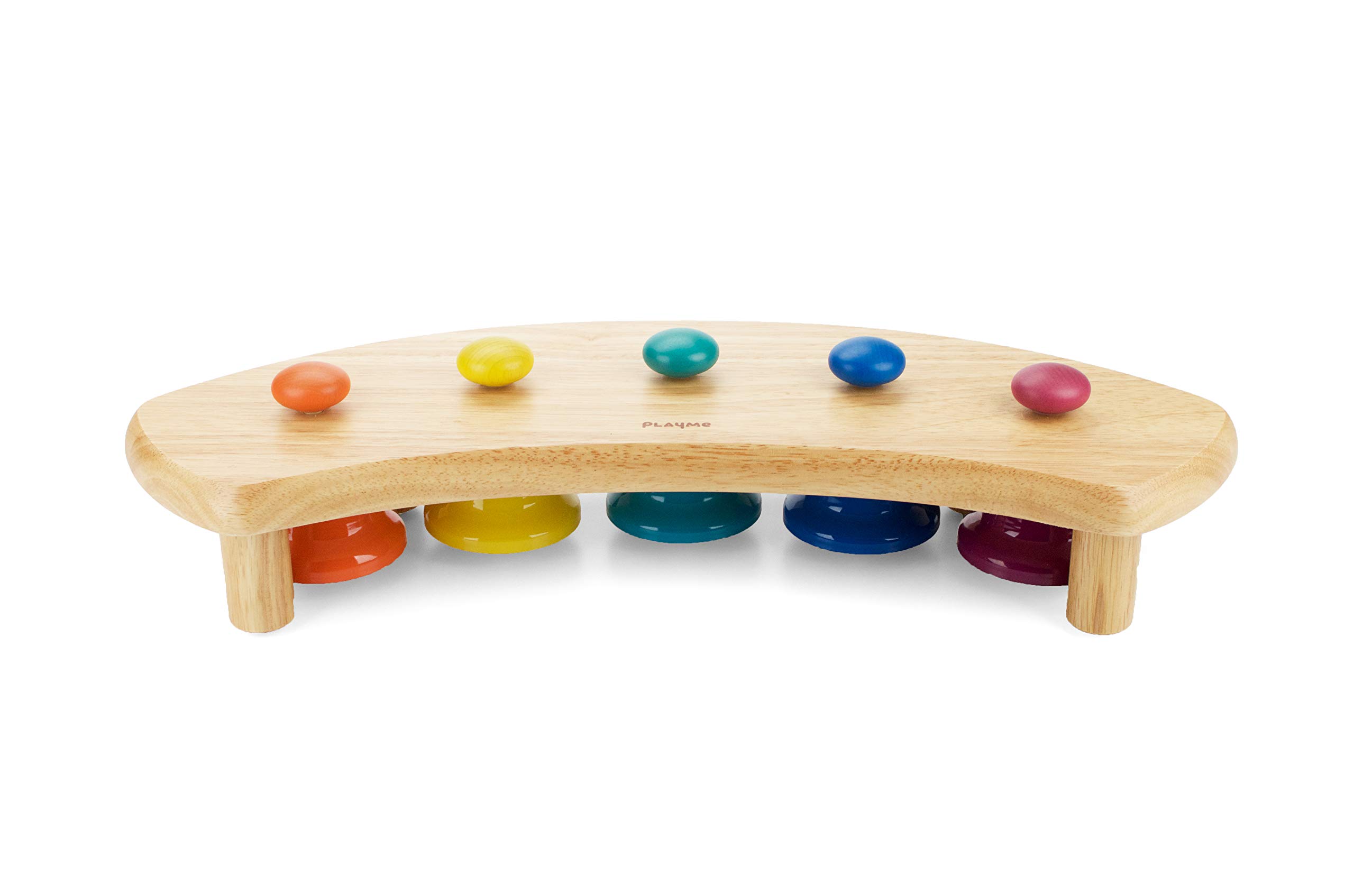 Playme Pat Bells Station - 5-Note Pentatonic Scale Musical Toy for Kids | Perfect for Early Childhood Education, Music Therapy & Classroom Activities