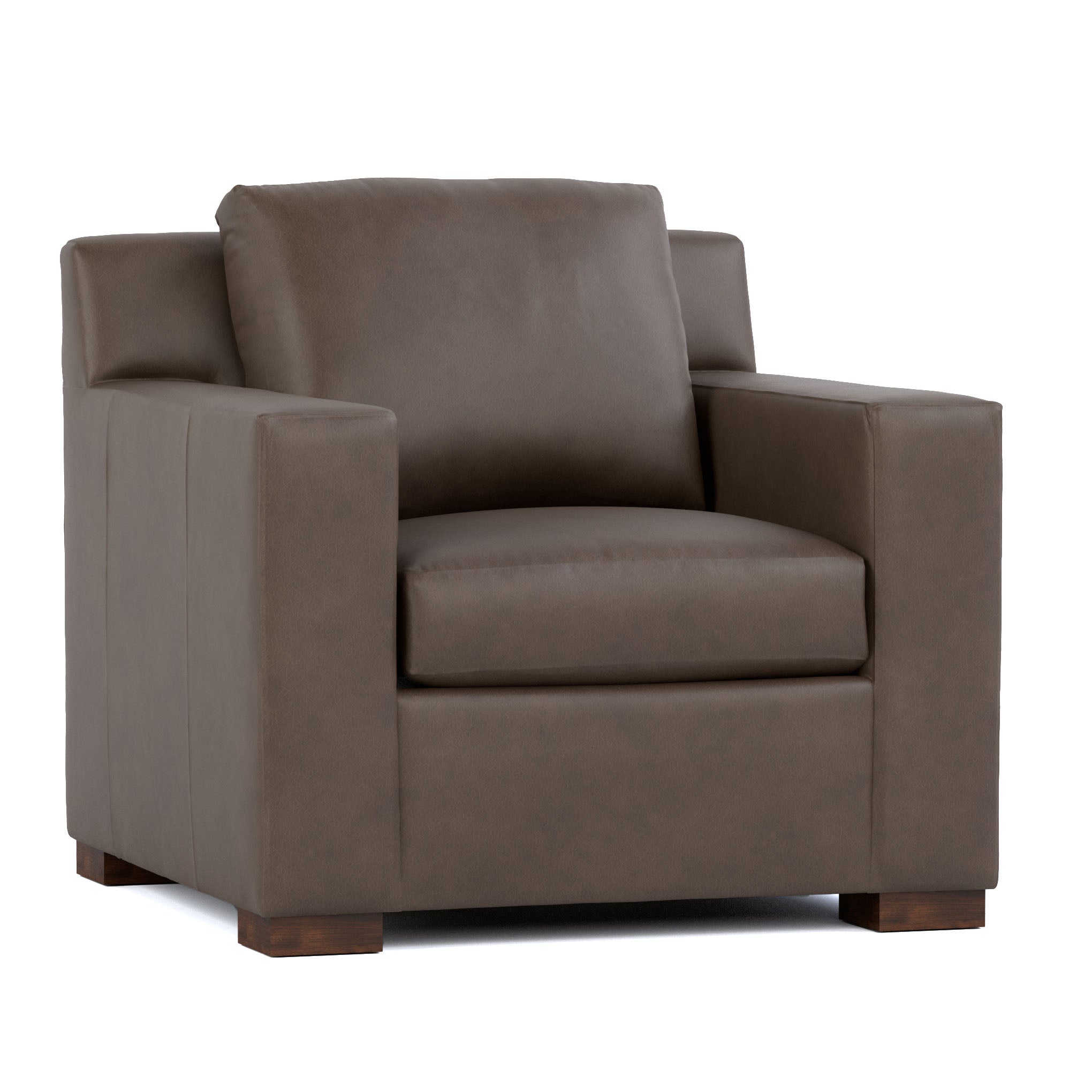 Keene Chair - Modern Accent Chair for Living Room, Bedroom & Office - Stylish Upholstered Armchair with Wooden Legs - Perfect for Relaxing, Reading & Decorating Your Home