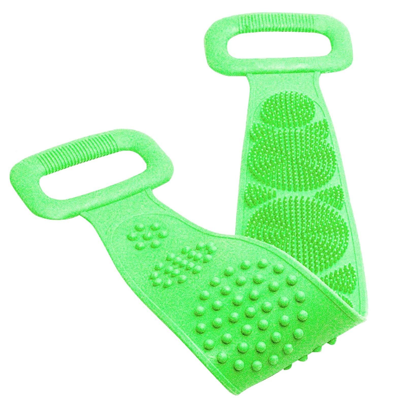 YXWLLN 70CM Exfoliating Body Brush with Silicone Bristles - Long Handle Back Scrubber for Shower & Bath - Gentle Skin Cleansing & Massage - Perfect for Spa, Exfoliation & Relaxation at Home
