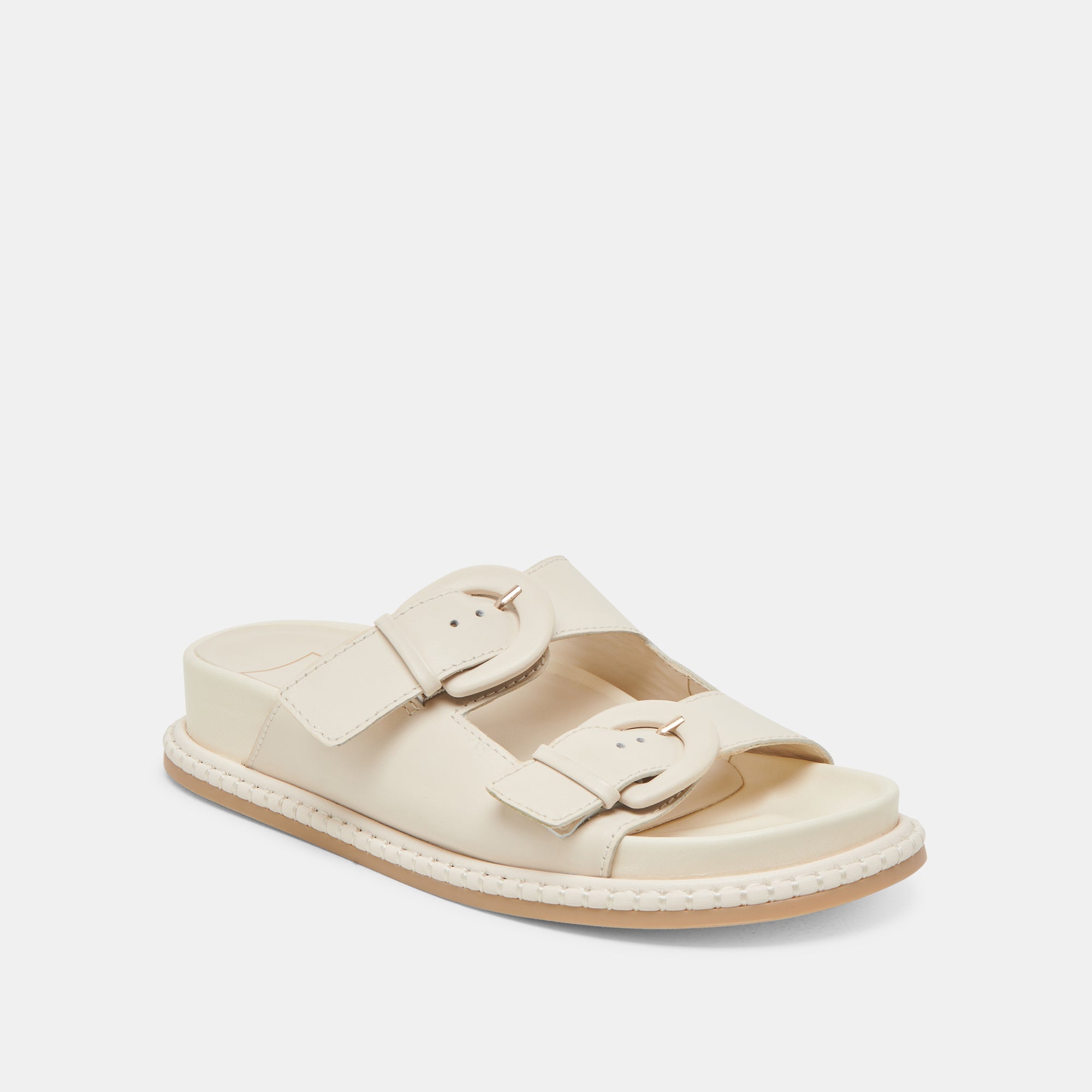 SHAUNY Genuine Bone Leather Sandals for Women - Comfortable & Stylish Summer Footwear for Beach, Pool, and Casual Outings