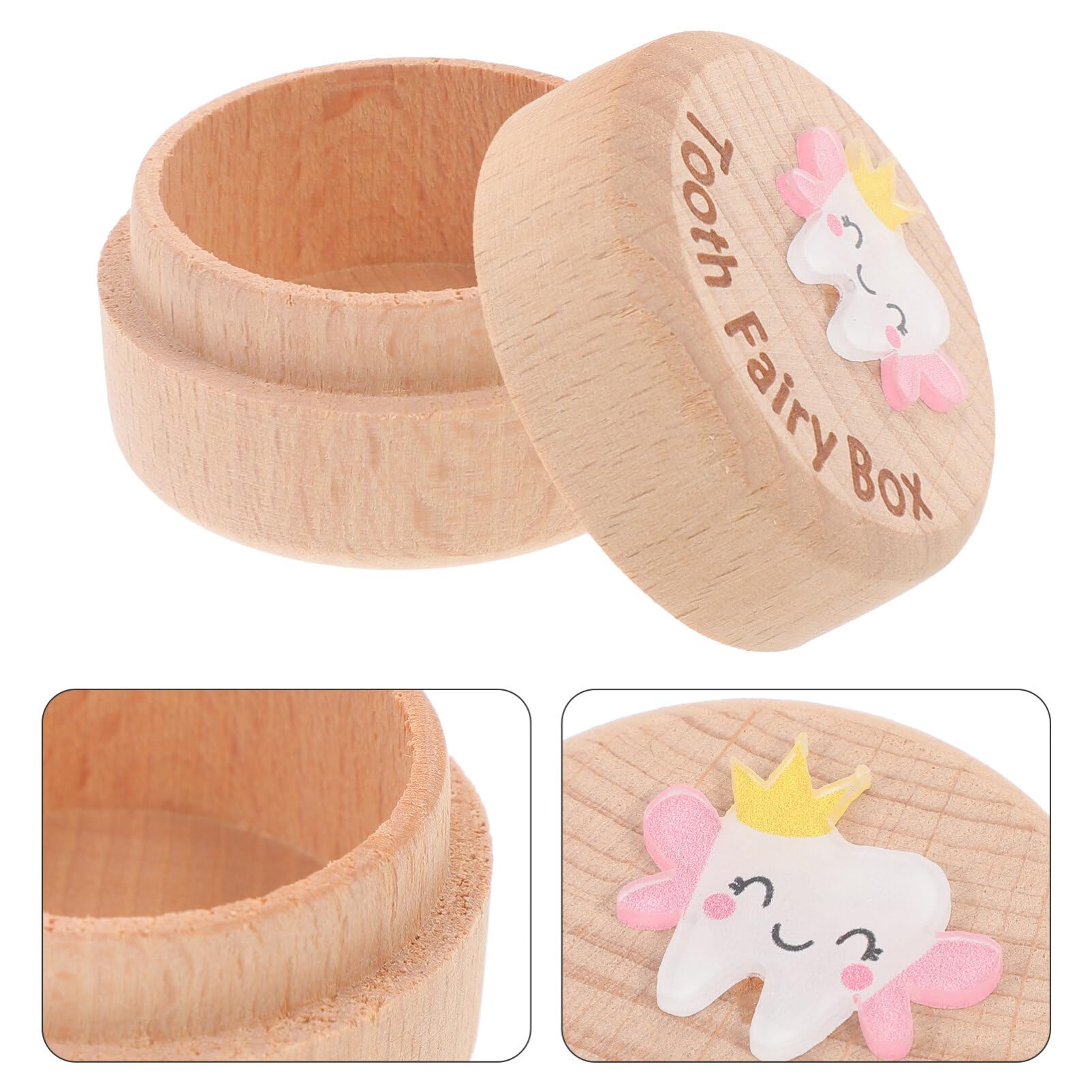 Tooth Fairy Box for Kids - Baby Tooth Keepsake Organizer with Lid | Boys & Girls Tooth Holder | Perfect for First Lost Tooth Celebration & Memory Preservation