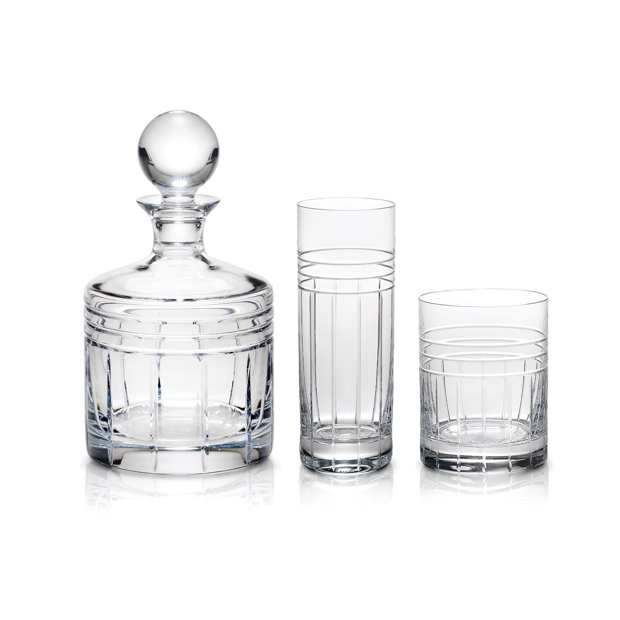 Premium Tempo Crystal Decanter Set - Elegant Glass Wine Decanter with Aerator for Red Wine - Perfect for Gifts, Dinner Parties & Wine Tasting Events