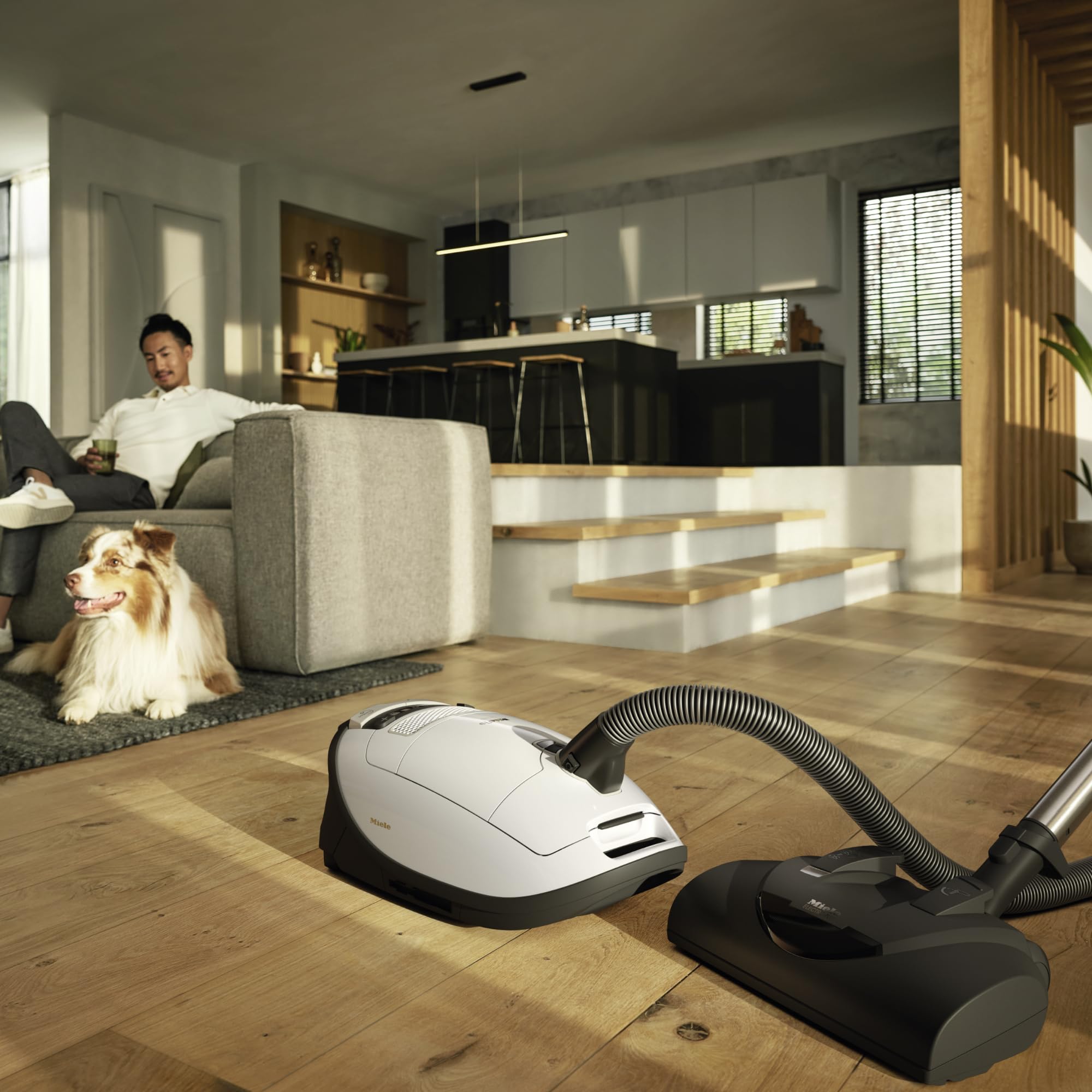 Miele Complete C3 Cat & Dog Canister Vacuum Cleaner - Powerful Pet Hair Removal for Home, Hard Floors & Carpets (Model 10014520) - Ideal for Pet Owners & Allergy Sufferers