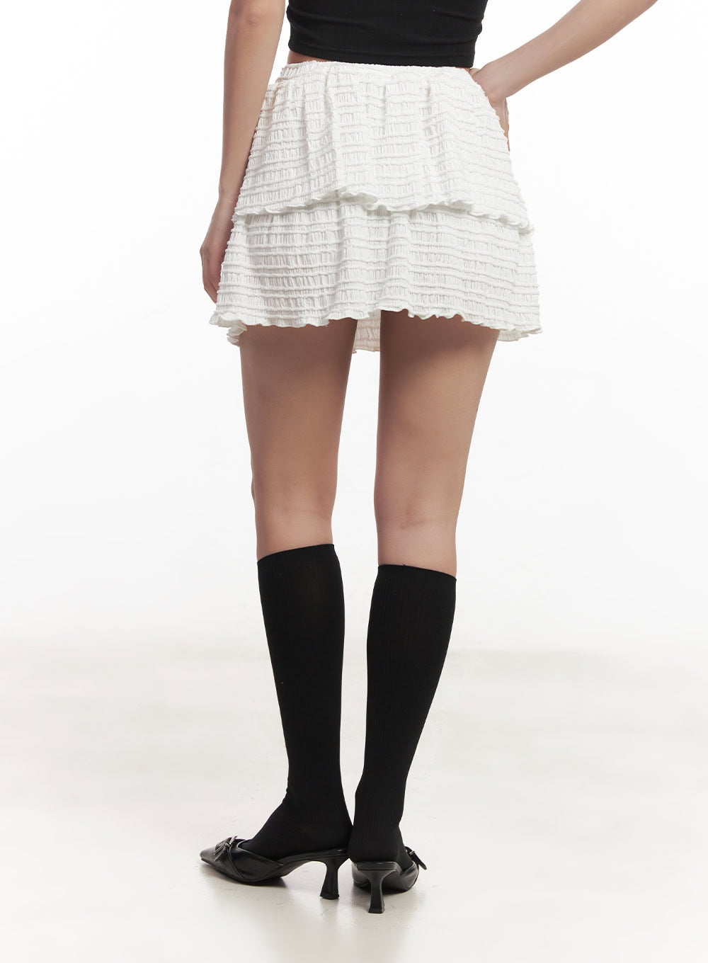 Flirty Frill Mini Skirt for Women - Sexy High Waist Pleated Skirt CM531 | Perfect for Date Night, Club Outfits & Summer Fashion