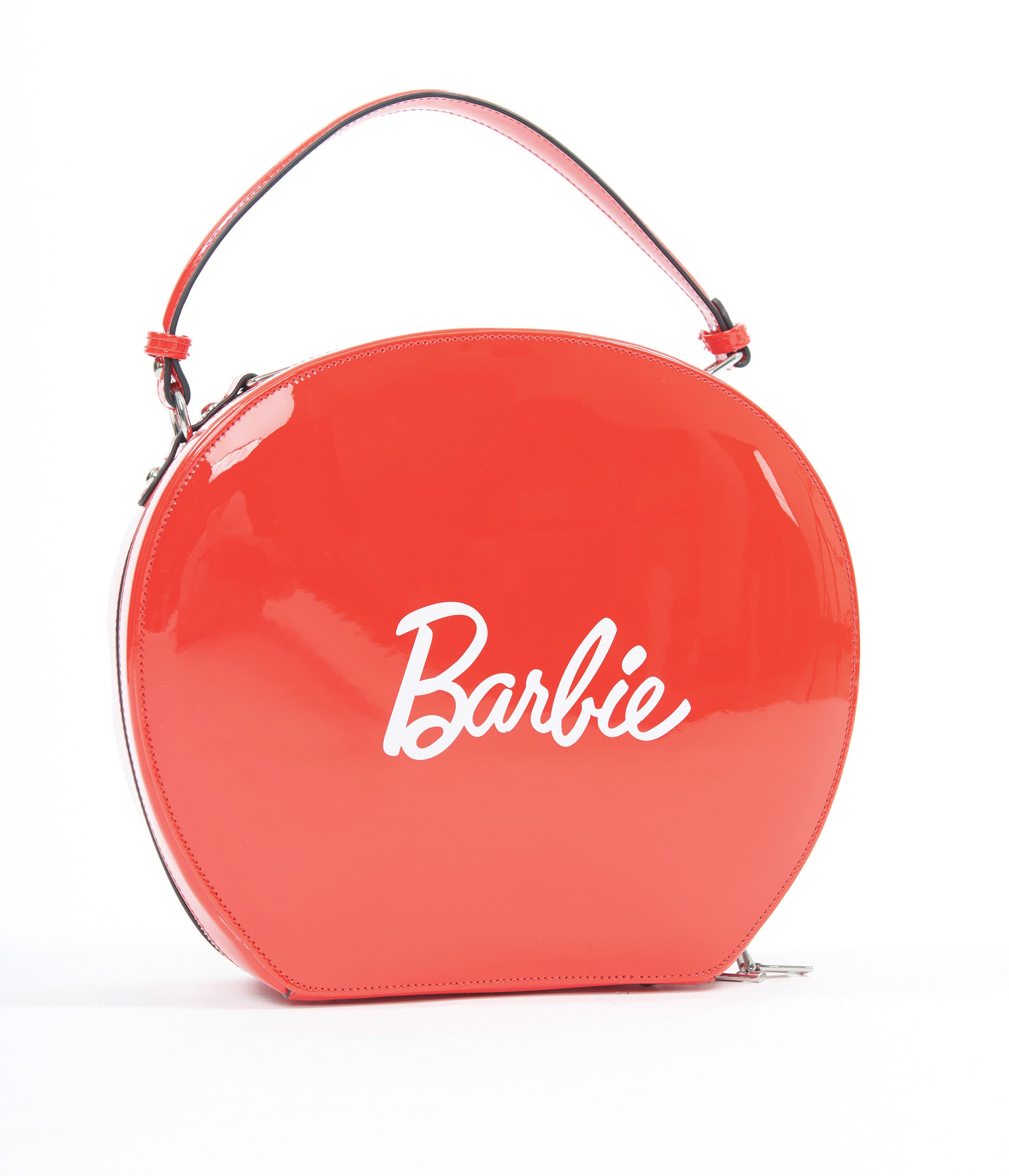 Vintage 1950s Red Leatherette Circle Handbag - Barbie x Unique Vintage Retro Commuter Purse for Women, Fashion Accessory for Parties, Date Night & Everyday Use