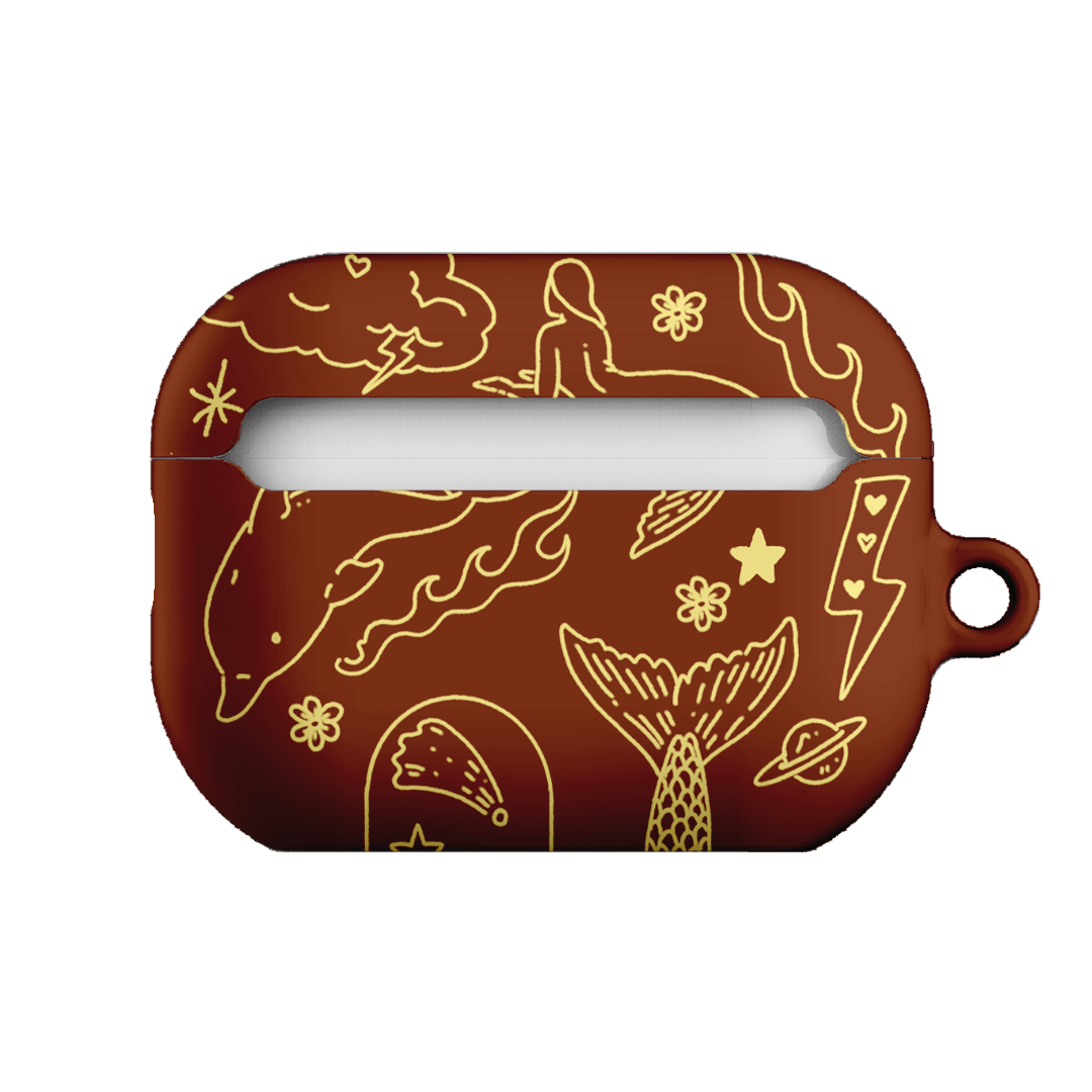 Premium AirPods Pro Case with Flash Chocolate Design - Stylish & Protective Cover for Everyday Use, Travel & Work