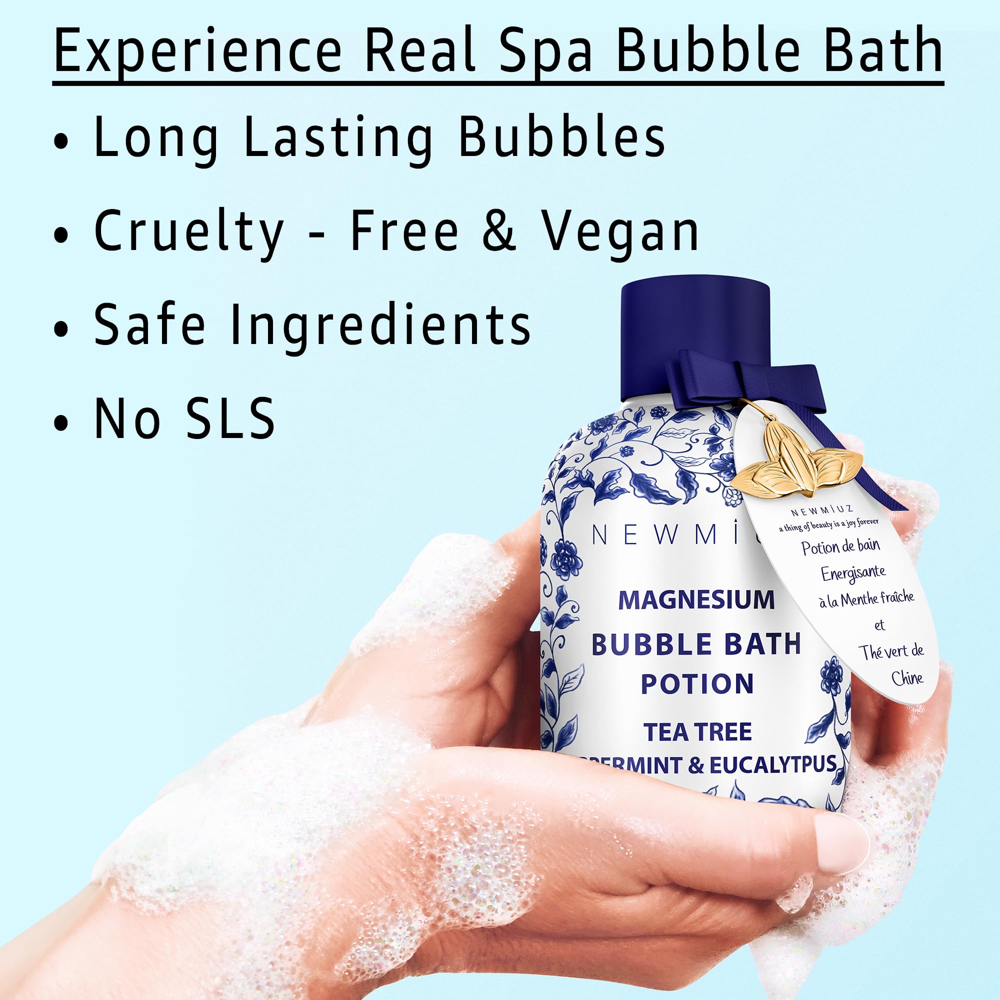 Premium Magnesium Bath Set - Pack of 2 for Relaxation & Muscle Recovery | Spa & Home Wellness Gift