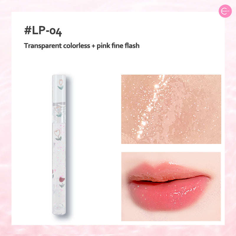 Shedella Romantic Petal Lip Oil - Hydrating & Nourishing Lip Treatment with Natural Oils for Soft, Plump Lips | Perfect for Daily Moisture & Night Care