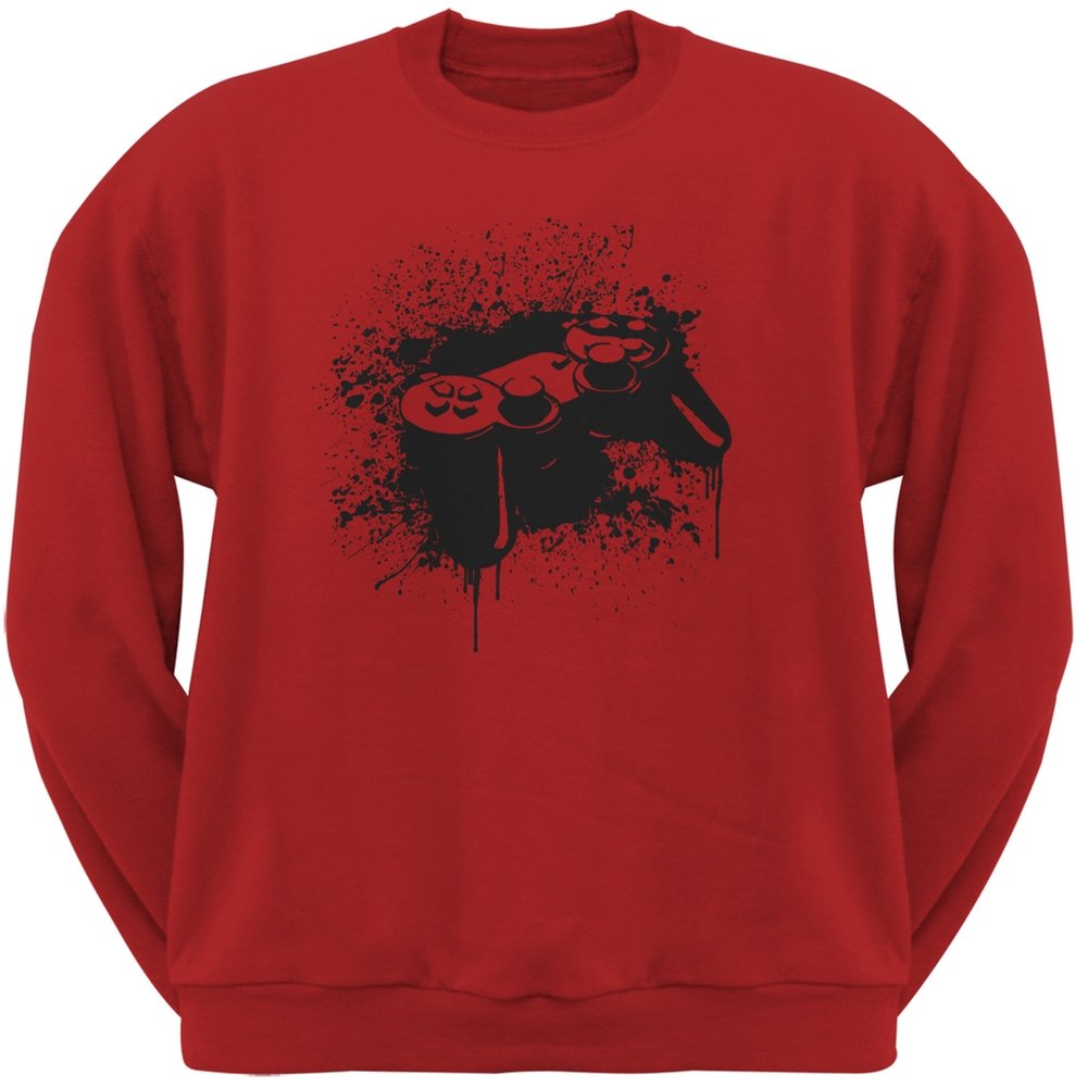 Red Gaming Controller Hoodie for Adults - Comfortable & Stylish Sweatshirt for Gamers, Casual Wear & Lounge