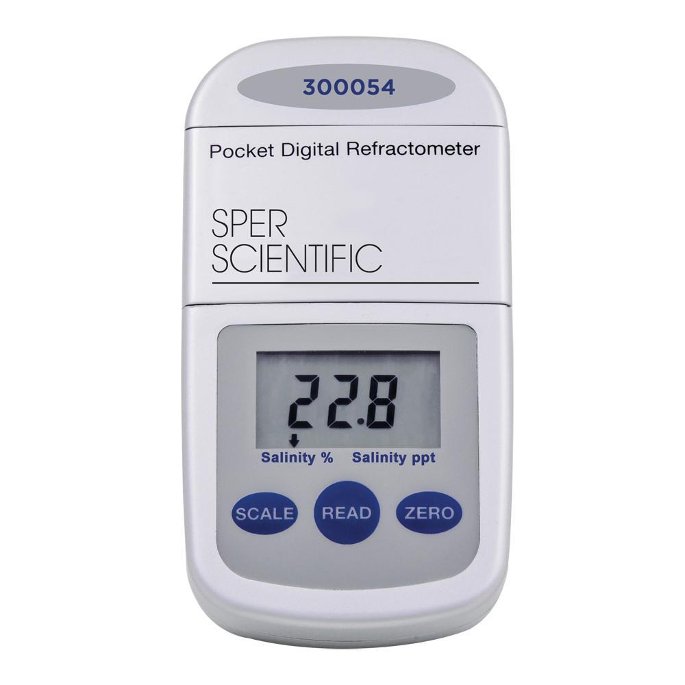 Digital Pocket Refractometer for Salinity Testing - Brix & Saltwater Concentration Measurement Tool for Aquariums, Hydroponics, Food Processing, and Marine Applications