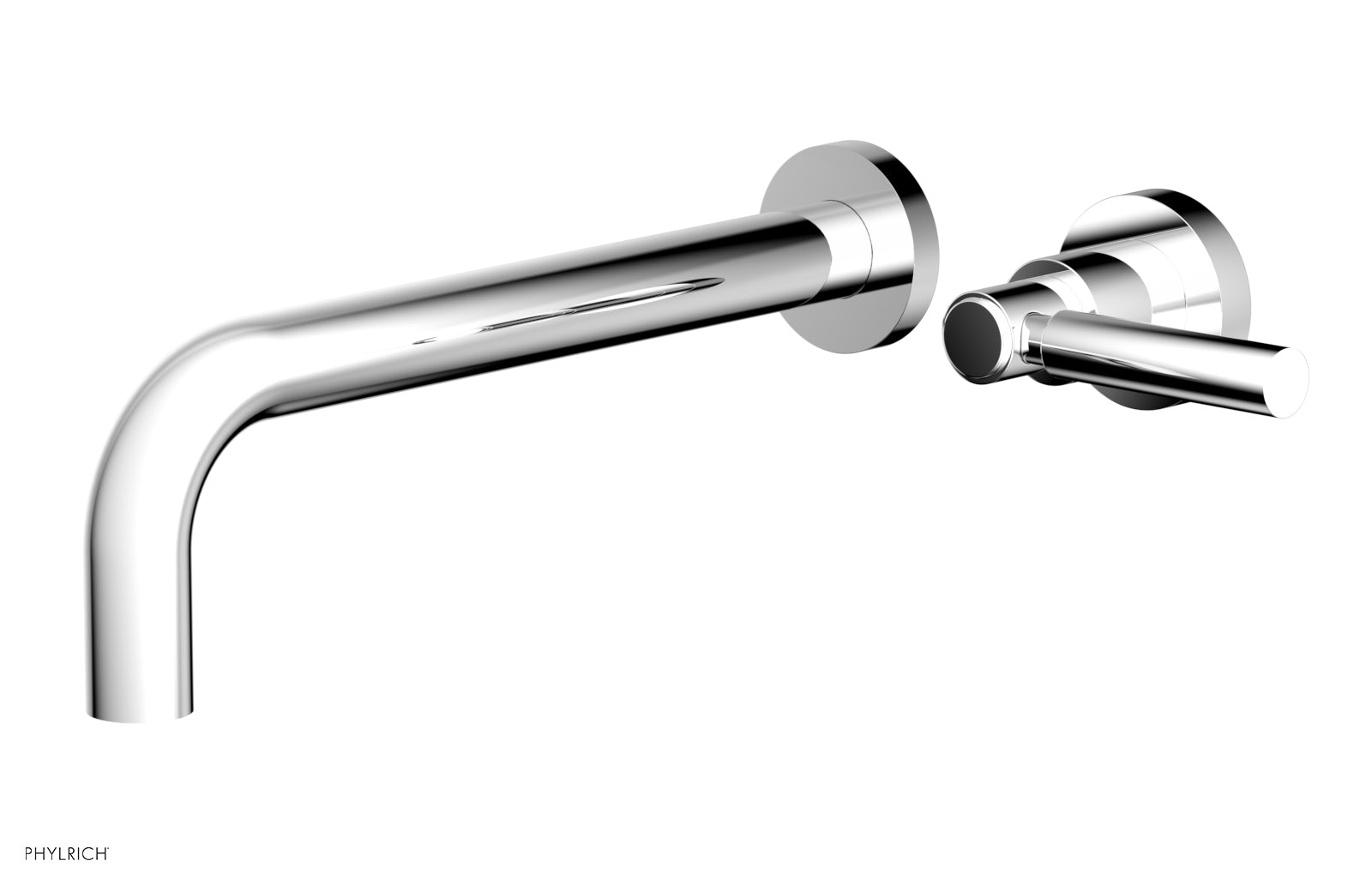D130 16 Single Handle Wall Mount Lavatory Faucet Set with Lever Handle - Perfect for Bathroom Sink, Powder Room, and Guest Bath Installation