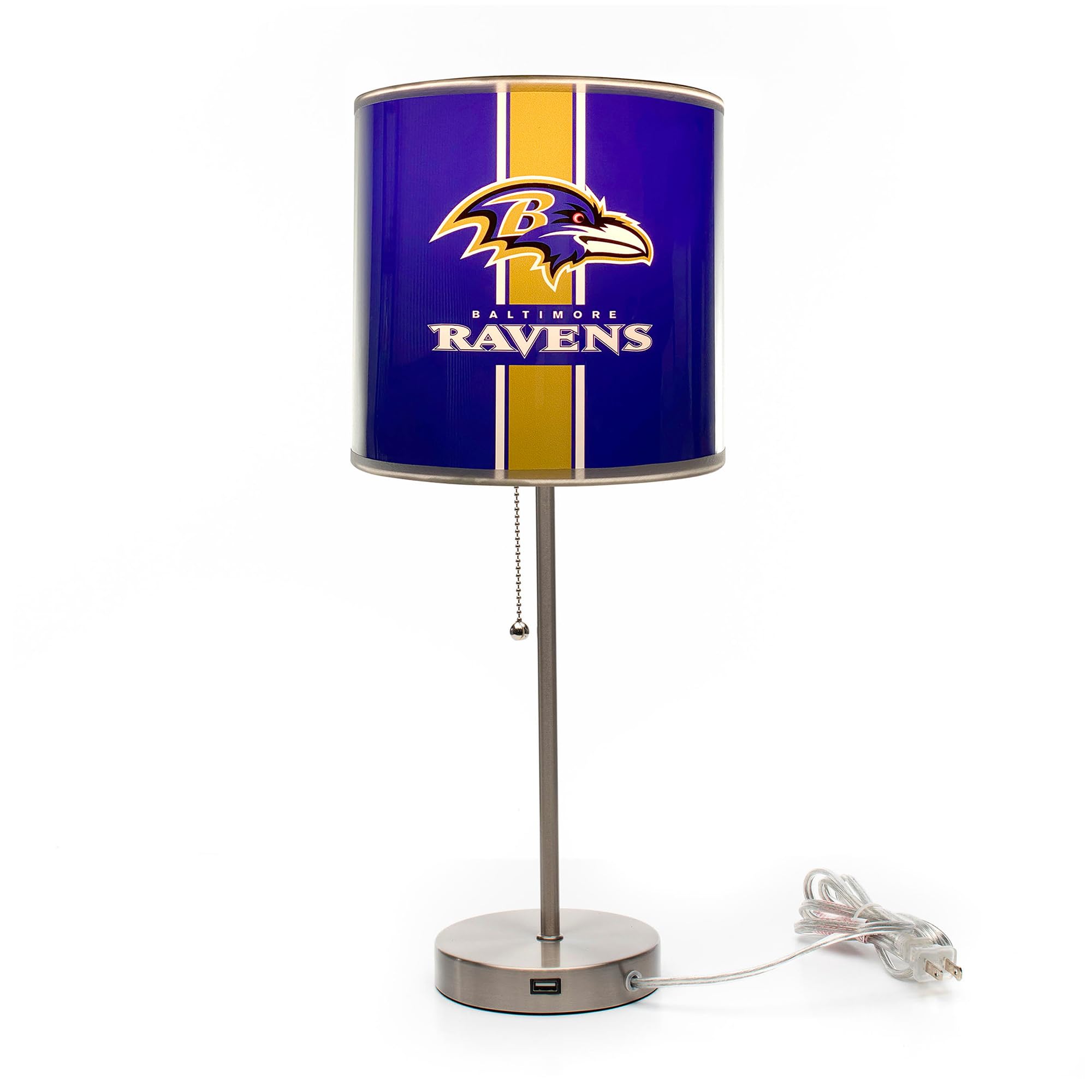 NFL Chrome Desk Lamp - Team Spirit for Office & Study