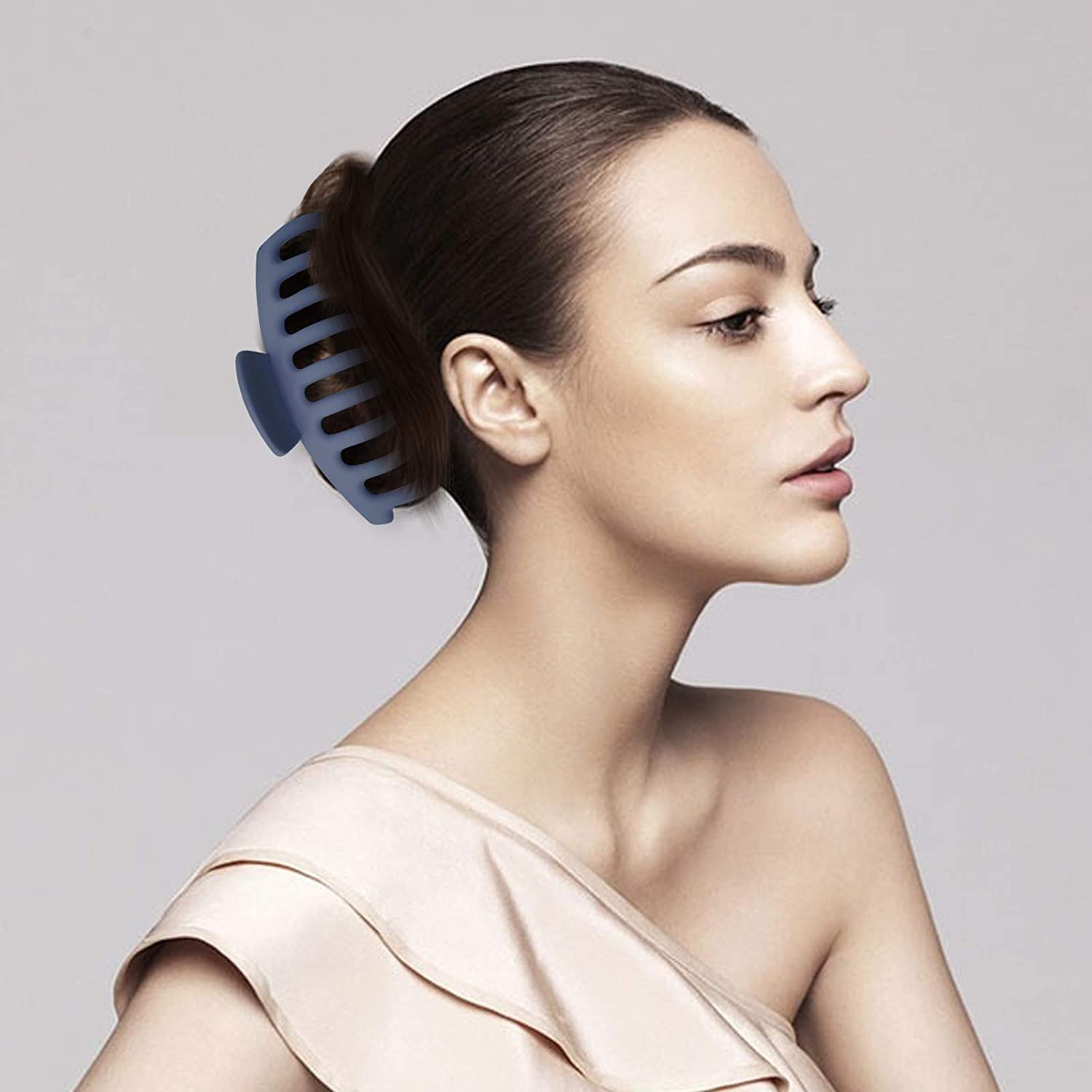 ALIBA COLLECTION Large Hair Claw Clips for Women - Strong Hold Hair Accessories (Multicolor) - Perfect for Updos, Ponytails & Everyday Hairstyles