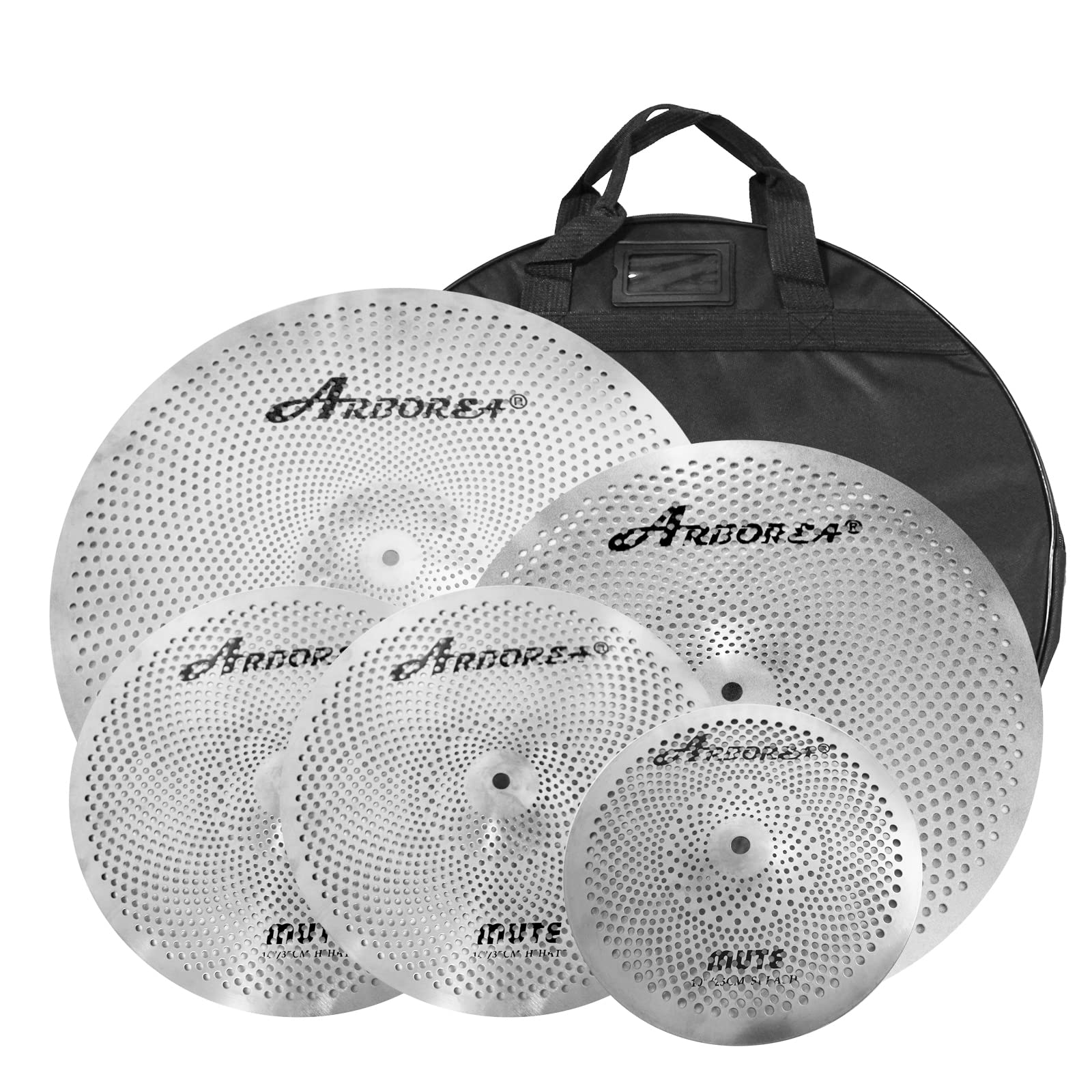 Arborea 5-Piece Low Volume Drum Cymbal Set - 14