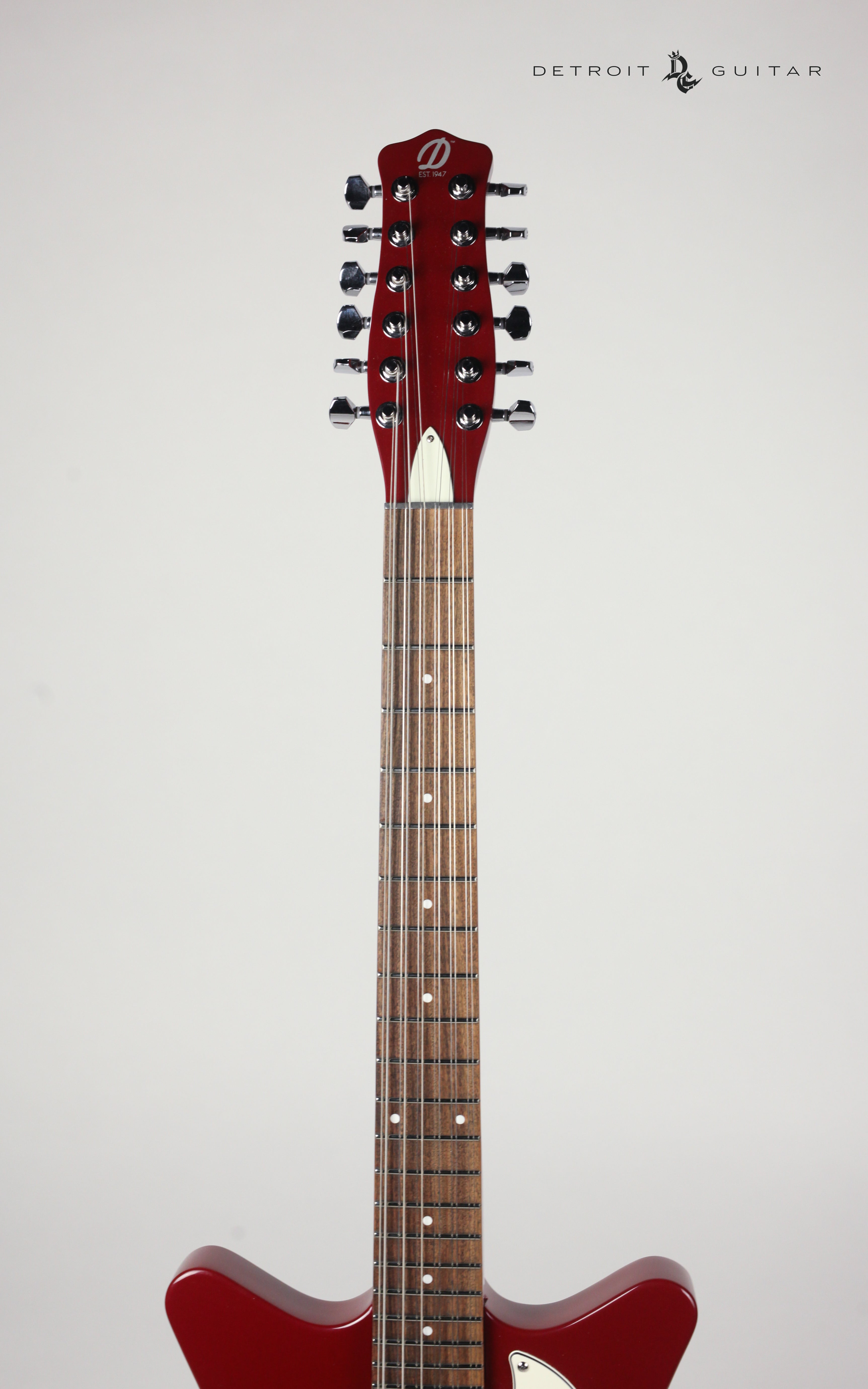 Danelectro 59X 12-String Electric Guitar in Blood Red Finish - Perfect for Rock, Blues & Vintage Music Performances