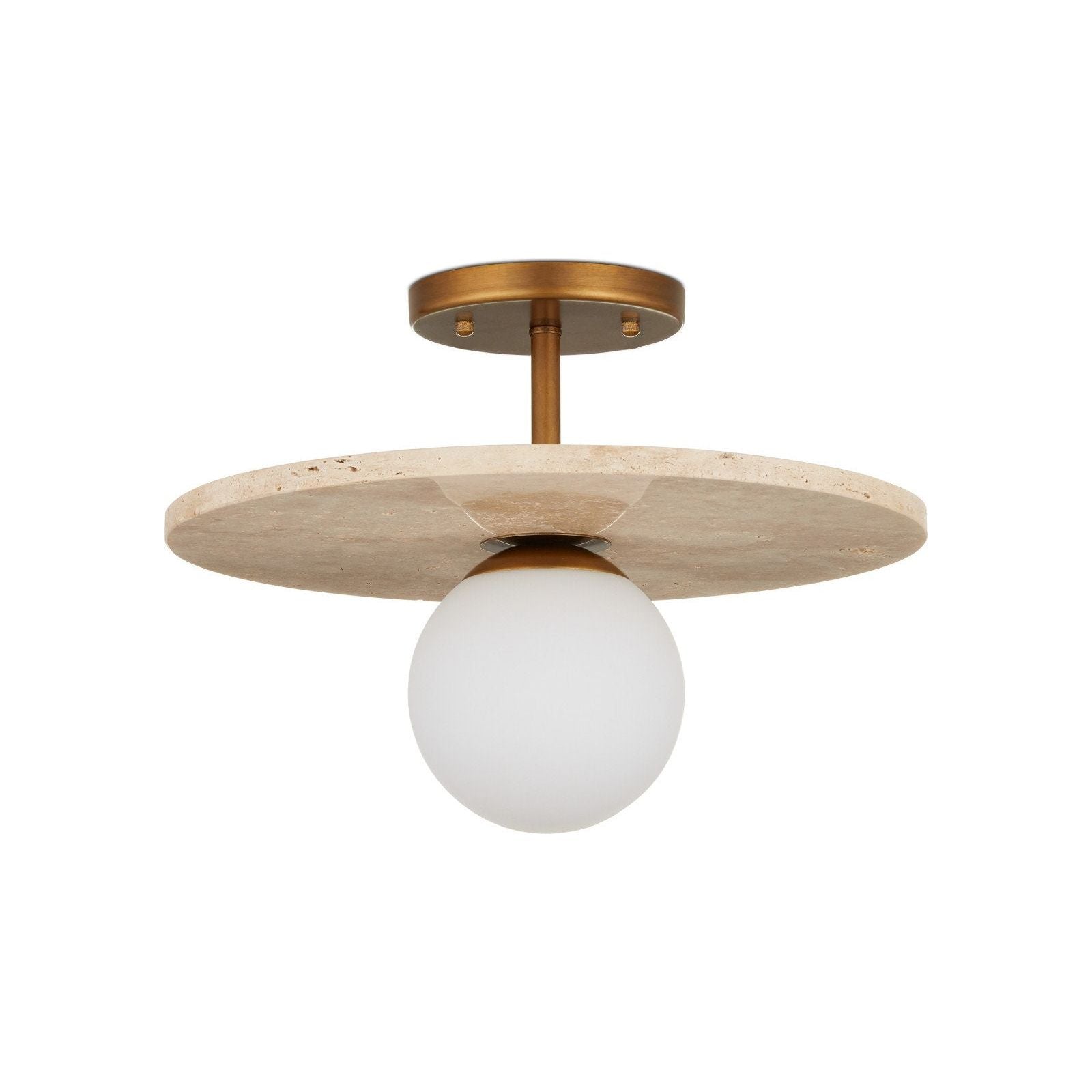 Apricity Semi Flush Mount Ceiling Light - Modern LED Fixture for Bedroom, Kitchen & Hallway - Energy Efficient Lighting for Home & Office