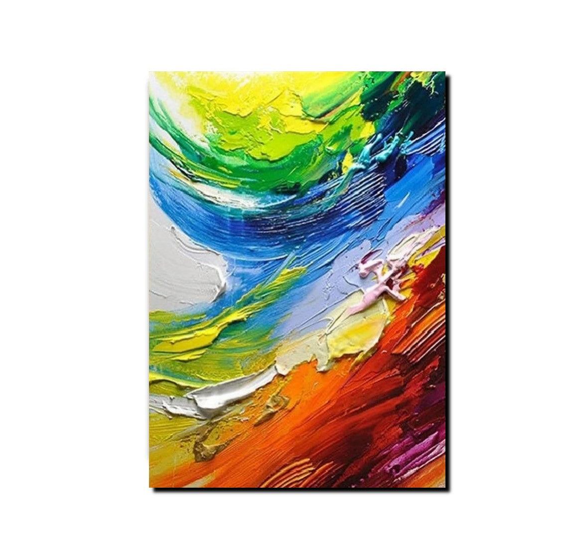 Contemporary Modern Art for Living Room - Large Impasto & Palette Knife Paintings - Buy Handmade Wall Decor Online - Perfect for Home & Office Interior Design