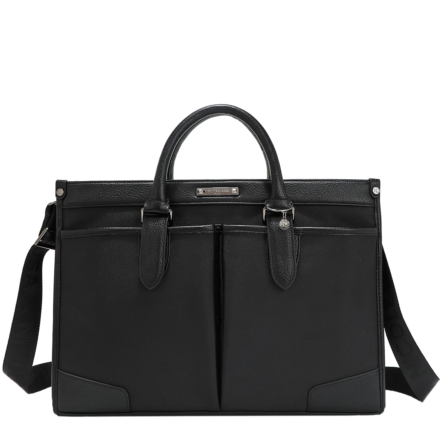 Men's Multi-Pocket Leather Briefcase for Business & Travel - Stylish Laptop Bag with Secure Compartments for Work, Office & Commuting