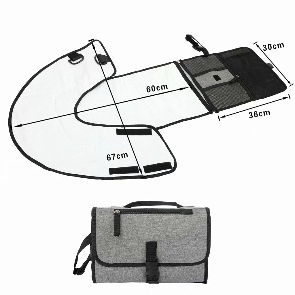**Waterproof Portable Baby Diaper Changing Pad - Detachable Travel Mat for Newborns & Infants - Ideal for Home, Nursery, Car & On-the-Go Diaper Changes**