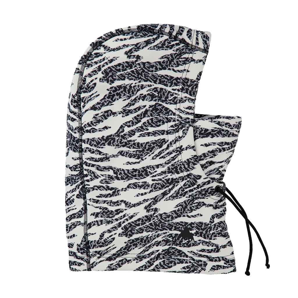 Burton 24/25 Bonded Hood Zebra Camo Jacket - Waterproof Winter Snowboarding Hoodie for Men & Women - Perfect for Skiing, Snowboarding & Outdoor Adventures